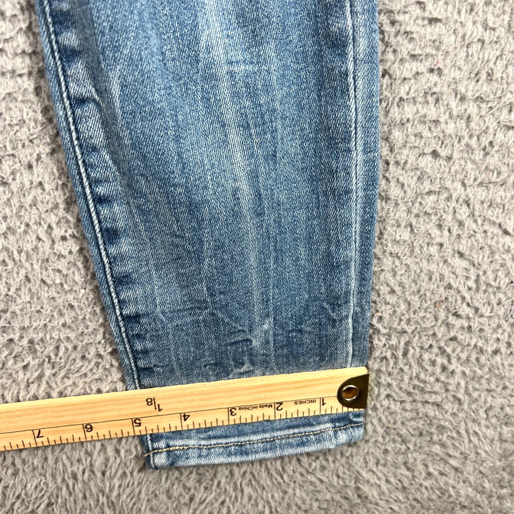 Abercrombie & Fitch VINTAGE Abercrombie & Fitch Jeans Women 6 Reg Blue Denim Simone High Rise Skinny 28 Mens? Size 28" / US 6 / IT 42 - 2 Thumbnail