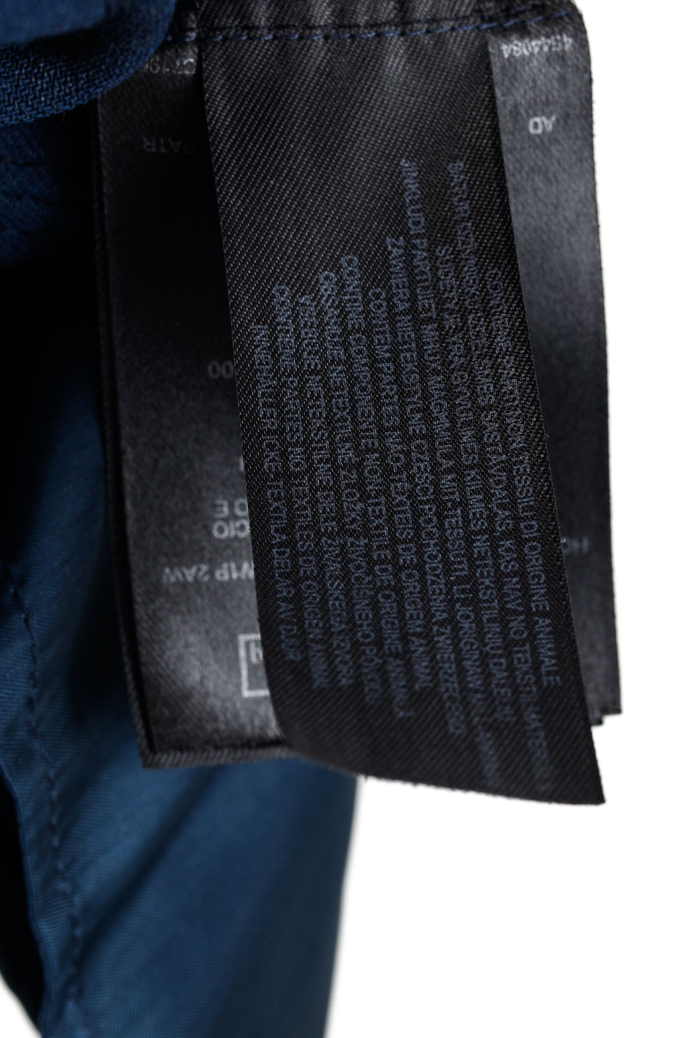 Burberry Burberry Blue Wool Silk Suiting Trousers Size 28" / US 6 / IT 42 - 12 Thumbnail