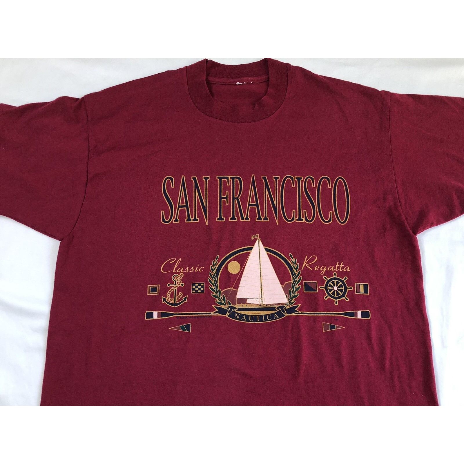 Vintage Vintage San Francisco California T-Shirt "Classic Regatta" S Size US L / EU 52-54 / 3 - 2 Thumbnail