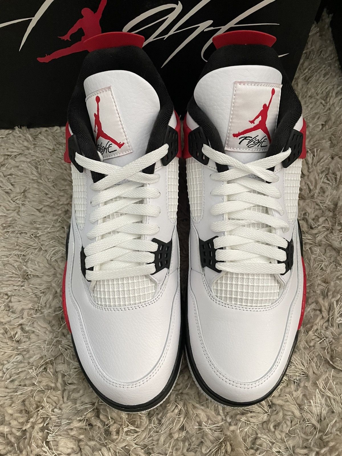 Jordan Brand Jordan 4 Red Cement Size US 11 / EU 44 - 5 Thumbnail
