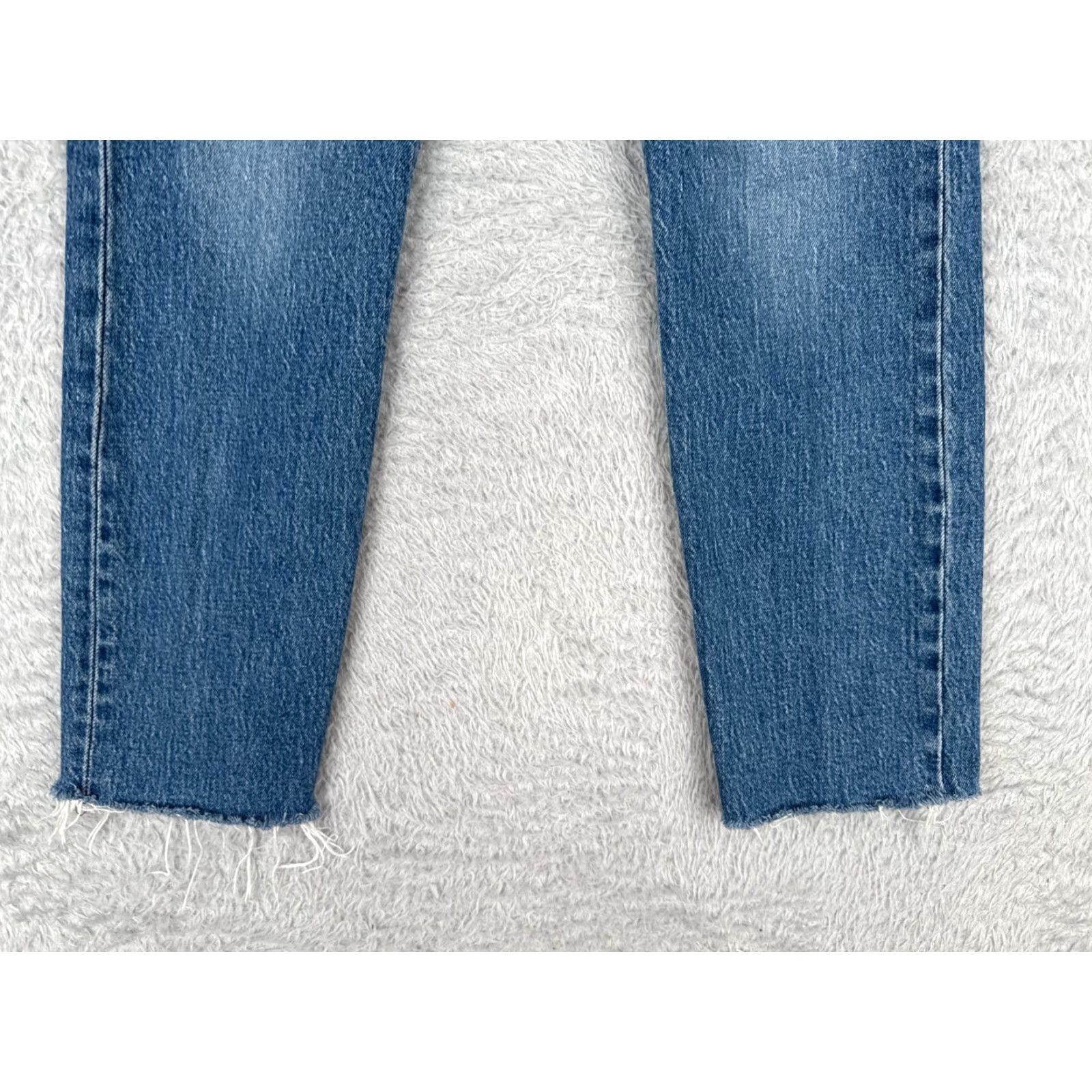 Levi's Levi's Premium Jeans Womens 23 Blue Denim Big E Wedgie Straight Mid Rise 23x25 Jeans Size 40" / US 18 - 2 Thumbnail