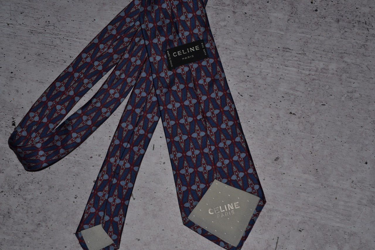 Celine × Vintage Vintage Celine Tie Silk Size ONE SIZE - 5 Thumbnail