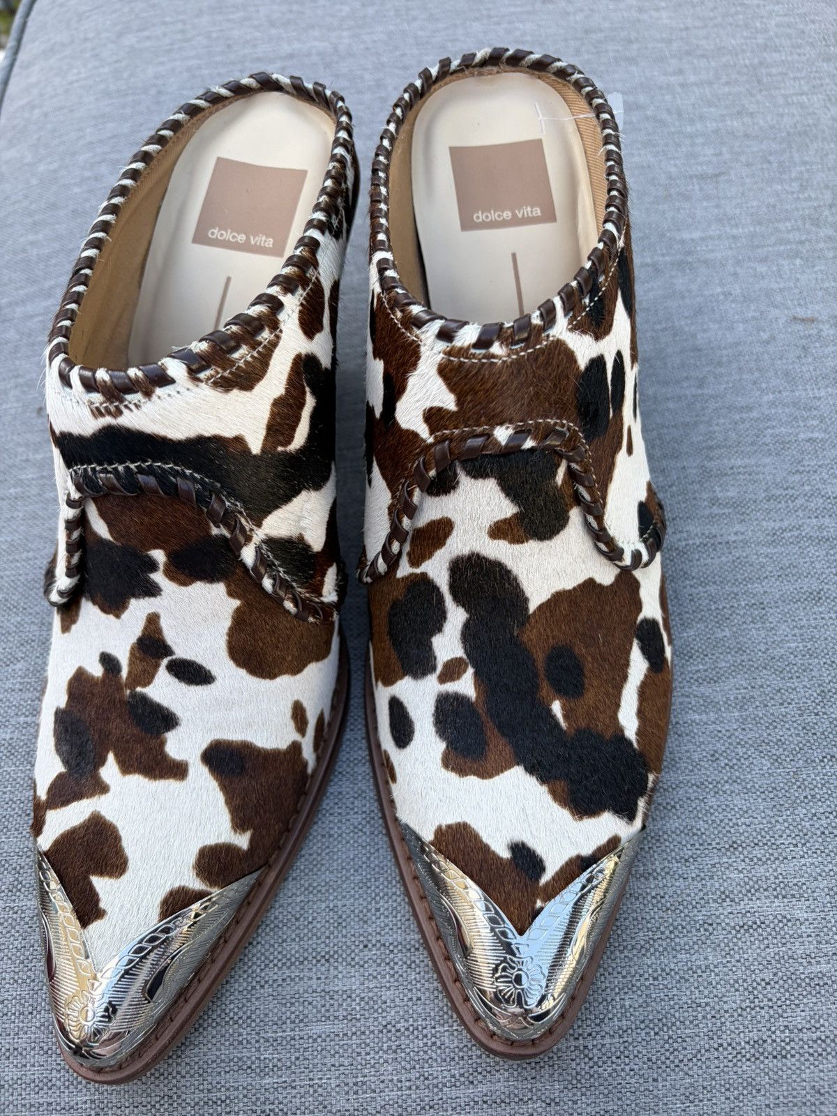 Dolce Vita Dolce Vita Jolyn Ankle Boots Cow Print Calf Hair Size US 9 / IT 39 - 2 Thumbnail