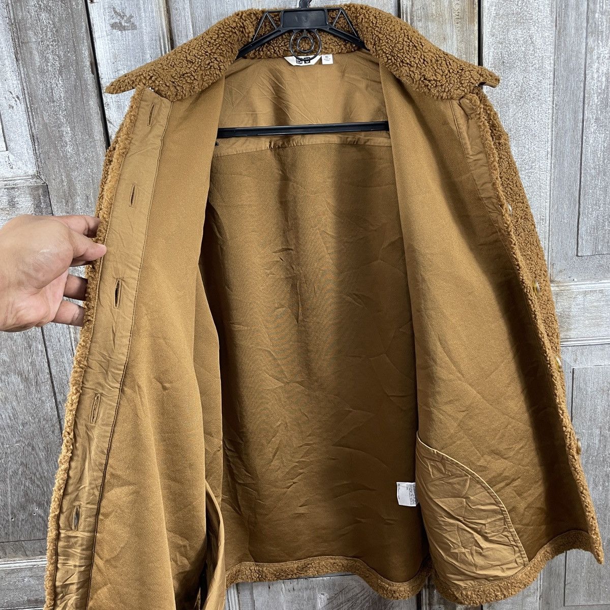 Uniqlo × Vintage Vintage Uniqlo Sherpa Brown Jacket Size US XL / EU 56 / 4 - 5 Thumbnail