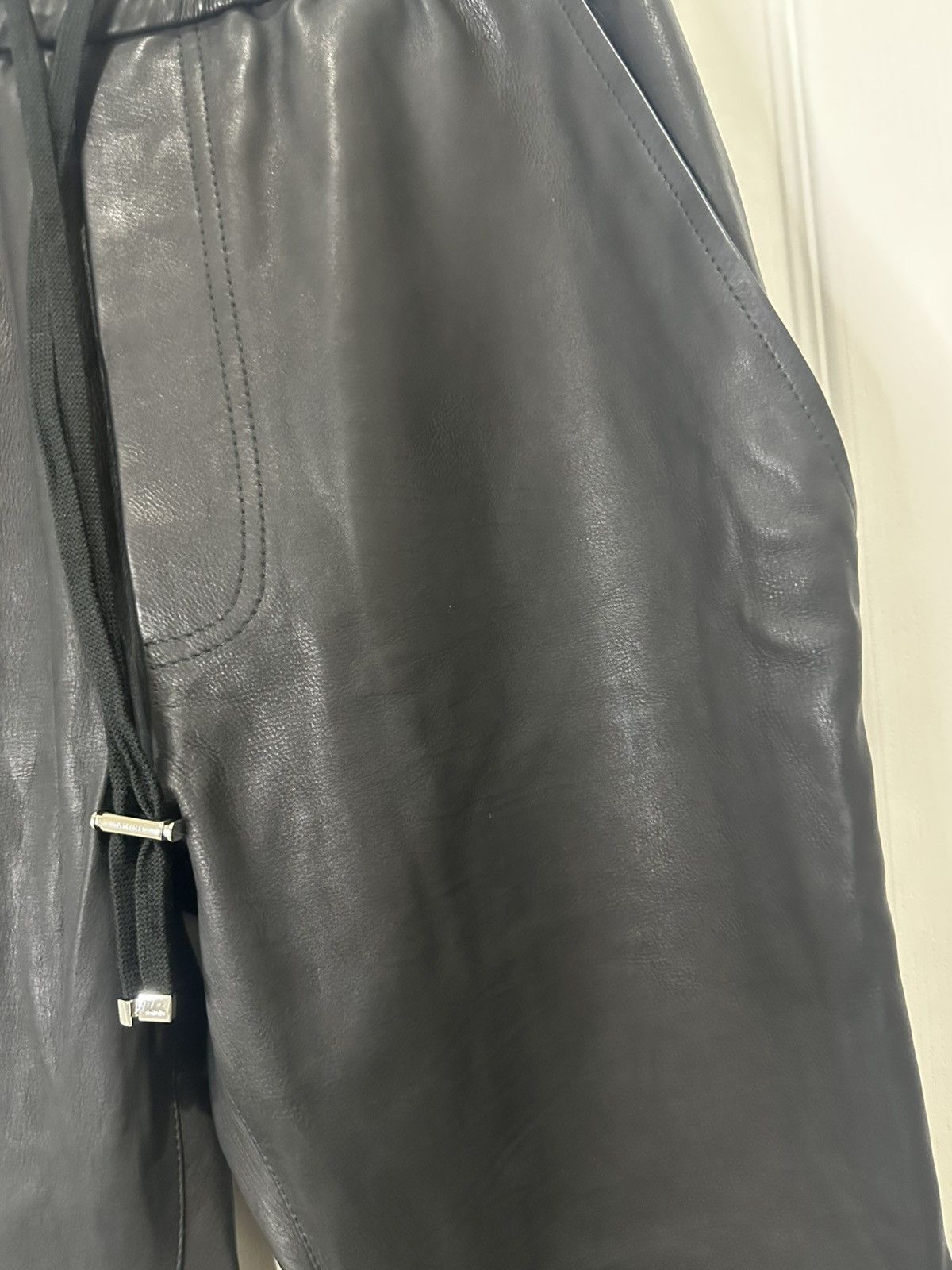 Amiri Amiri Leather Jogging Pant Size US 32 / EU 48 - 8 Thumbnail