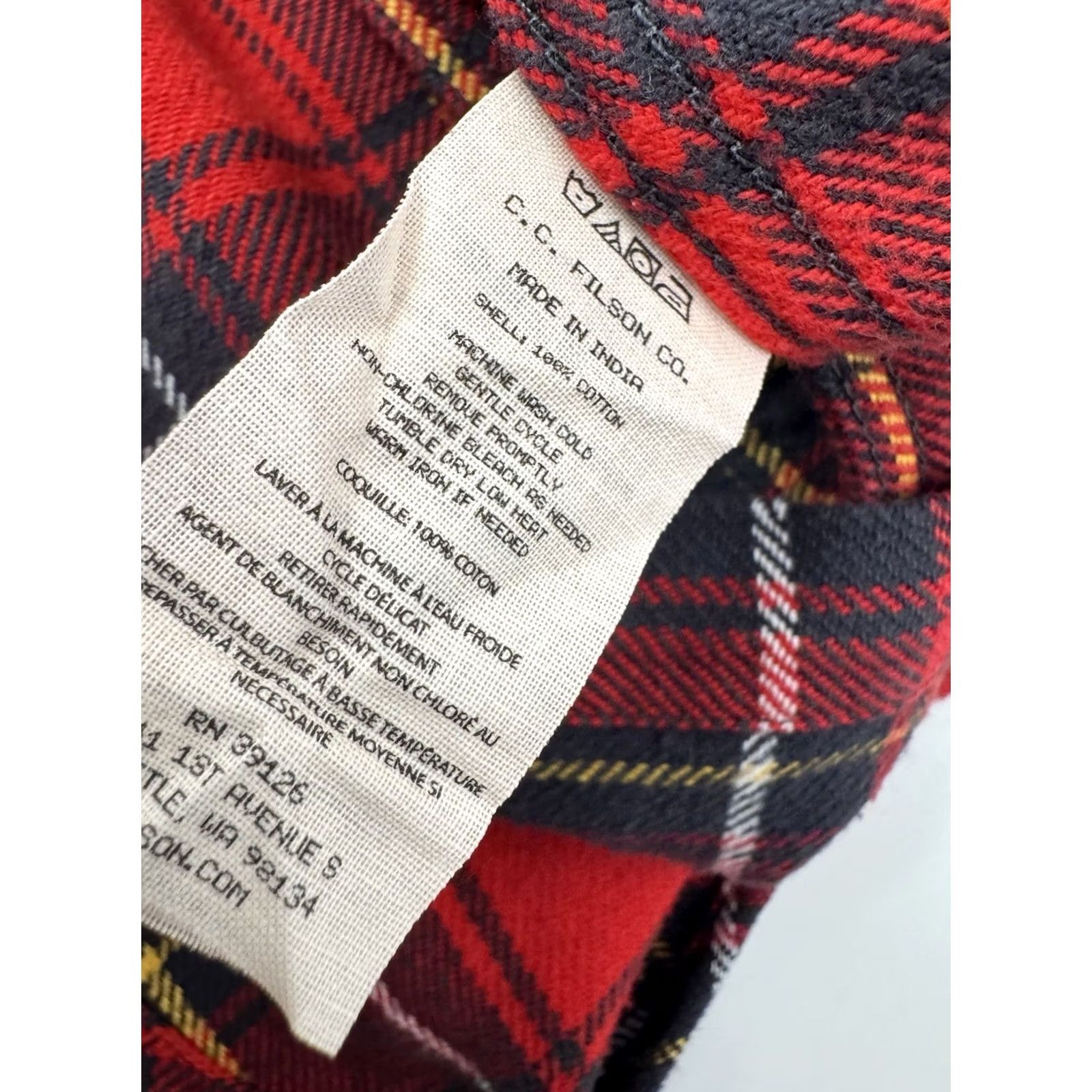 Filson Filson Heavy Duty Flannel Western Plaid Shirt M Mens Long Sleeve Button-Up Multicolor Carded EXCELLENT Size US M / EU 48-50 / 2 - 5 Thumbnail