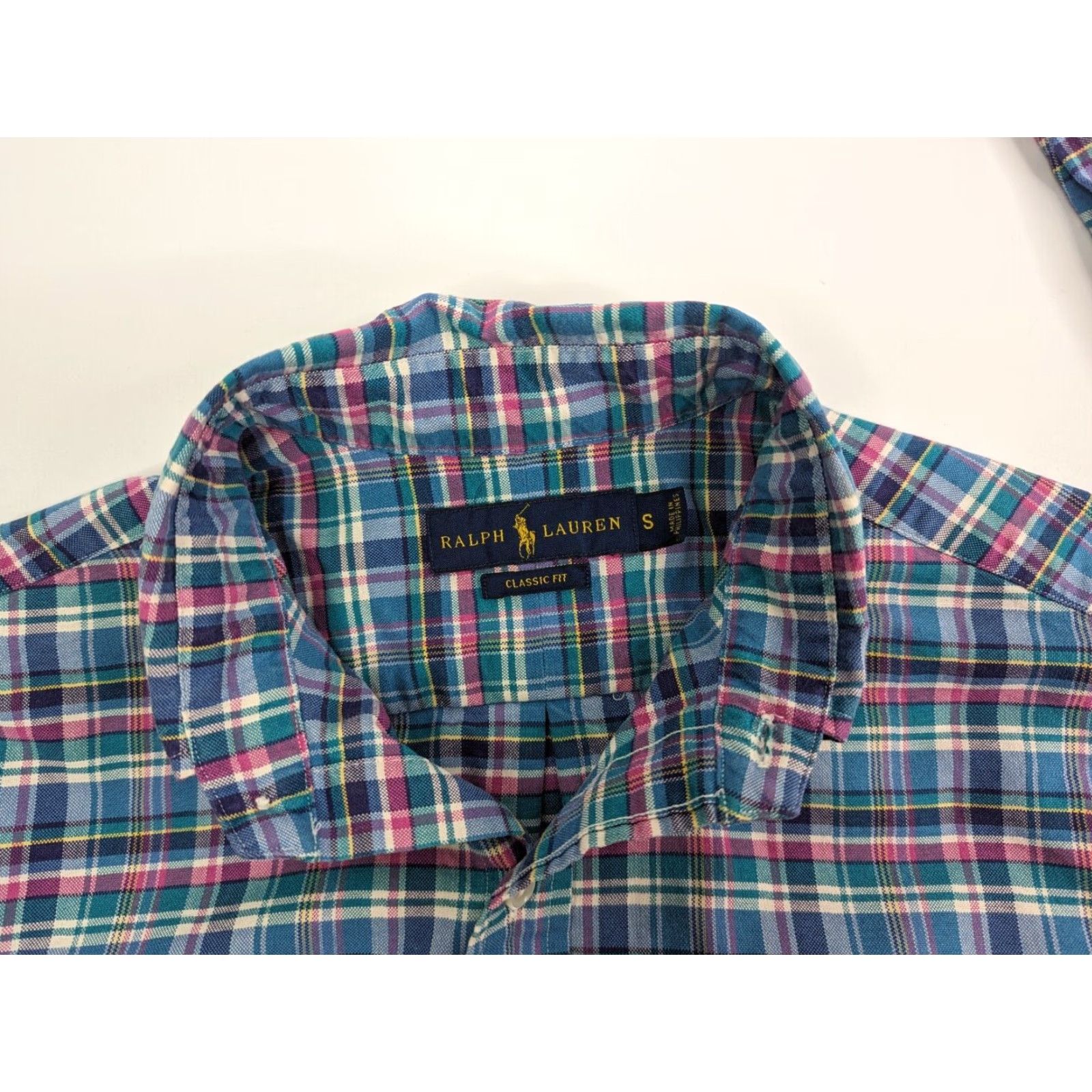 Ralph Lauren Ralph Lauren Shirt Button-Down Men's S Plaid Custom Fit Long Sleeve Multicolor Polo Ralph Lauren Logo Casual Size US S / EU 44-46 / 1 - 7 Thumbnail