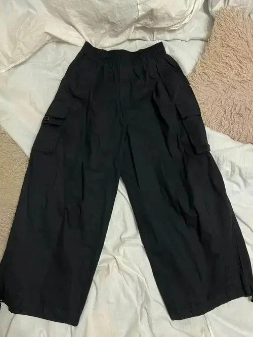 Other Straight Pants Baggy Wide-leg Cropped Pants Size US 34 / EU 50 - 4 Thumbnail