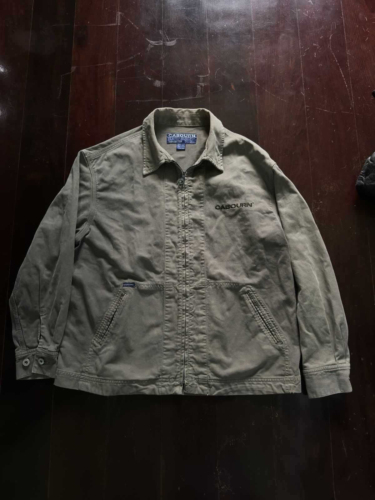 Nigel Cabourn 1980s Nigel Cabourn Chest Embroidery Work Jacket Size US L / EU 52-54 / 3 - 1 Thumbnail