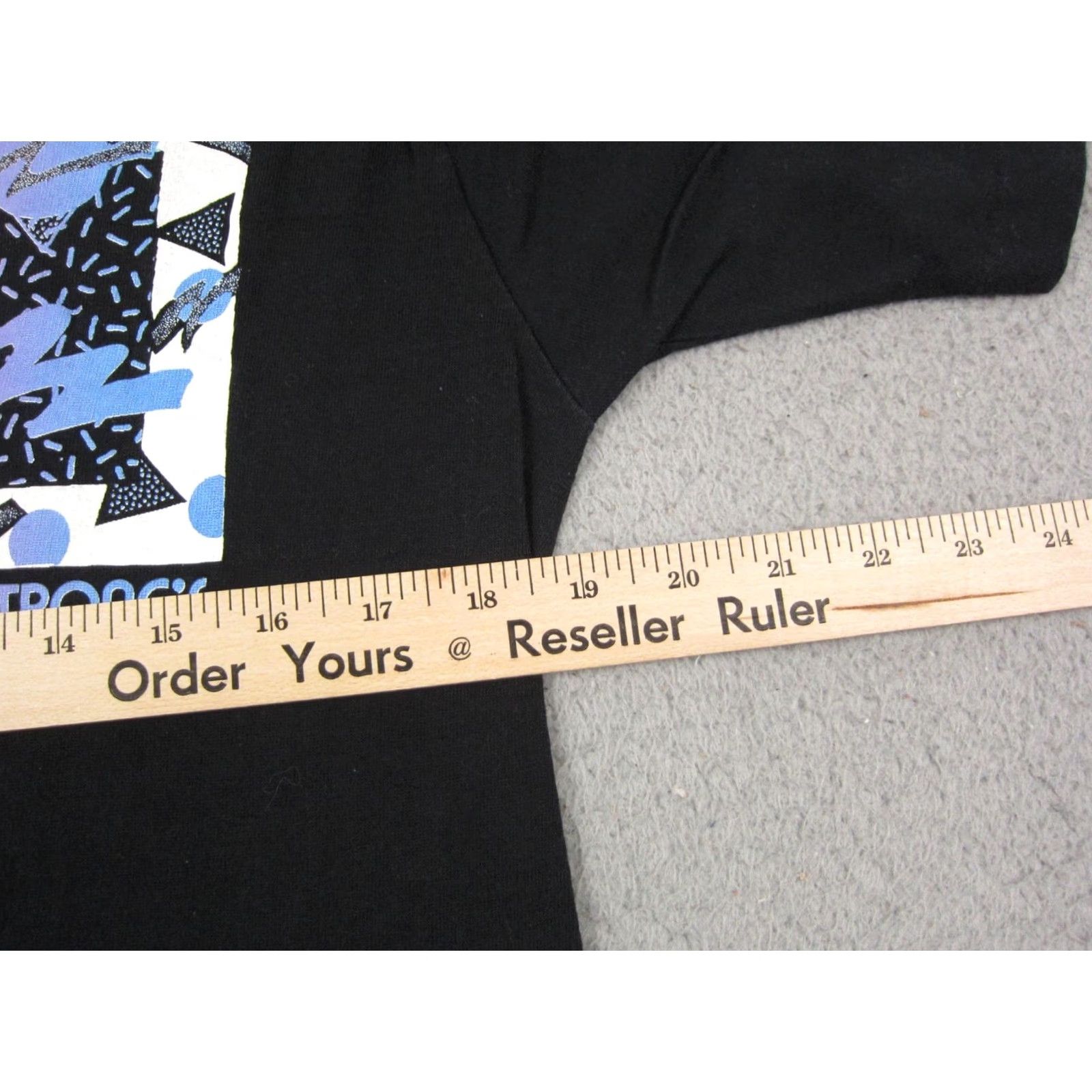 Fruit Of The Loom Vintage Armstrongs Shirt Mens L Black Cotton Logo 90s American T-Shirt Fun 90s Mens Size US L / EU 52-54 / 3 - 6 Thumbnail