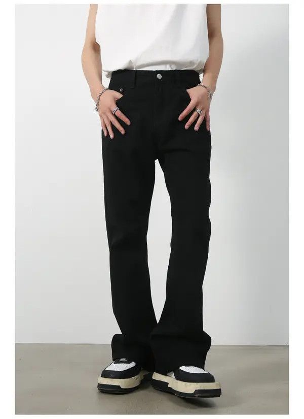 Japanese Brand Manami x Sara Japanese trendy straight flared casual jeans Size US 32 / EU 48 - 6 Thumbnail