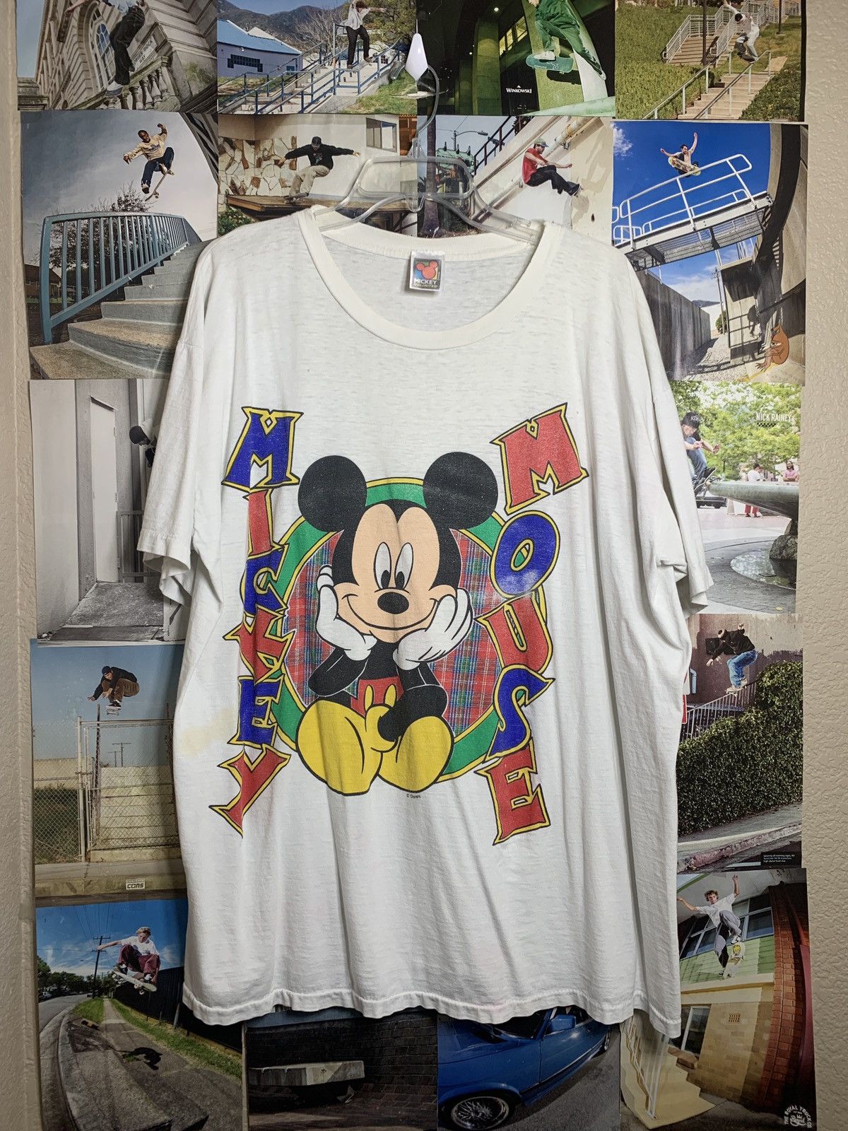 Disney × Mickey Mouse × Vintage Vintage Mickey Mouse Disney tee Size US XXL / EU 58 / 5 - 1 Thumbnail
