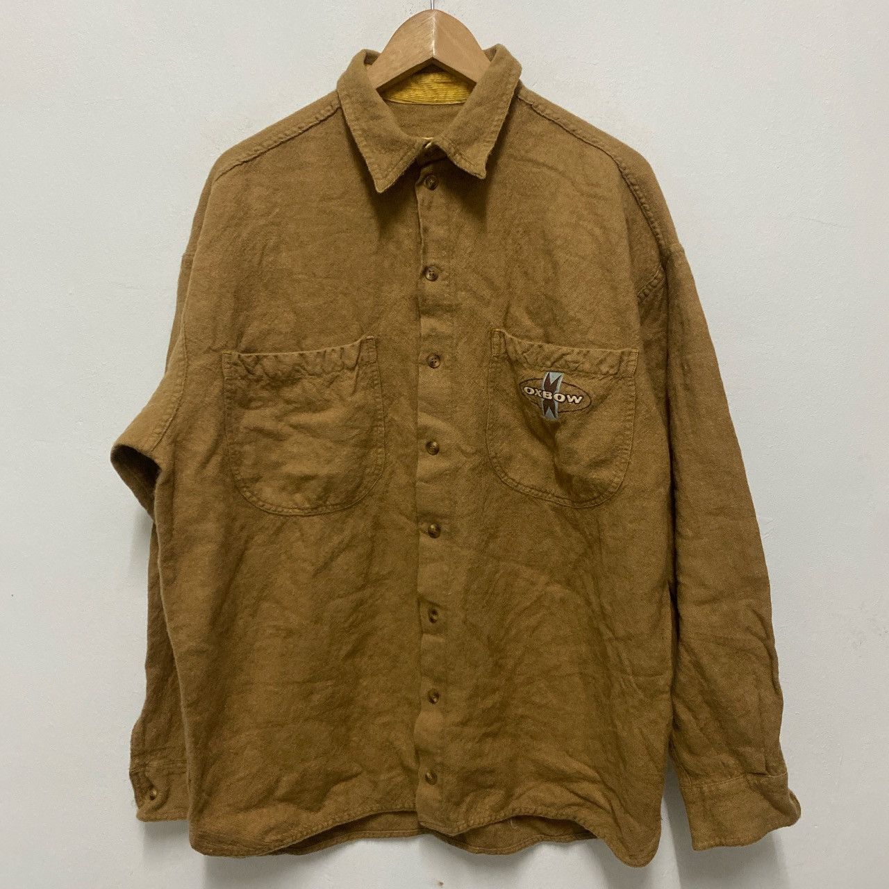 Vintage Rare Oxbow Wool Shirt Made in France