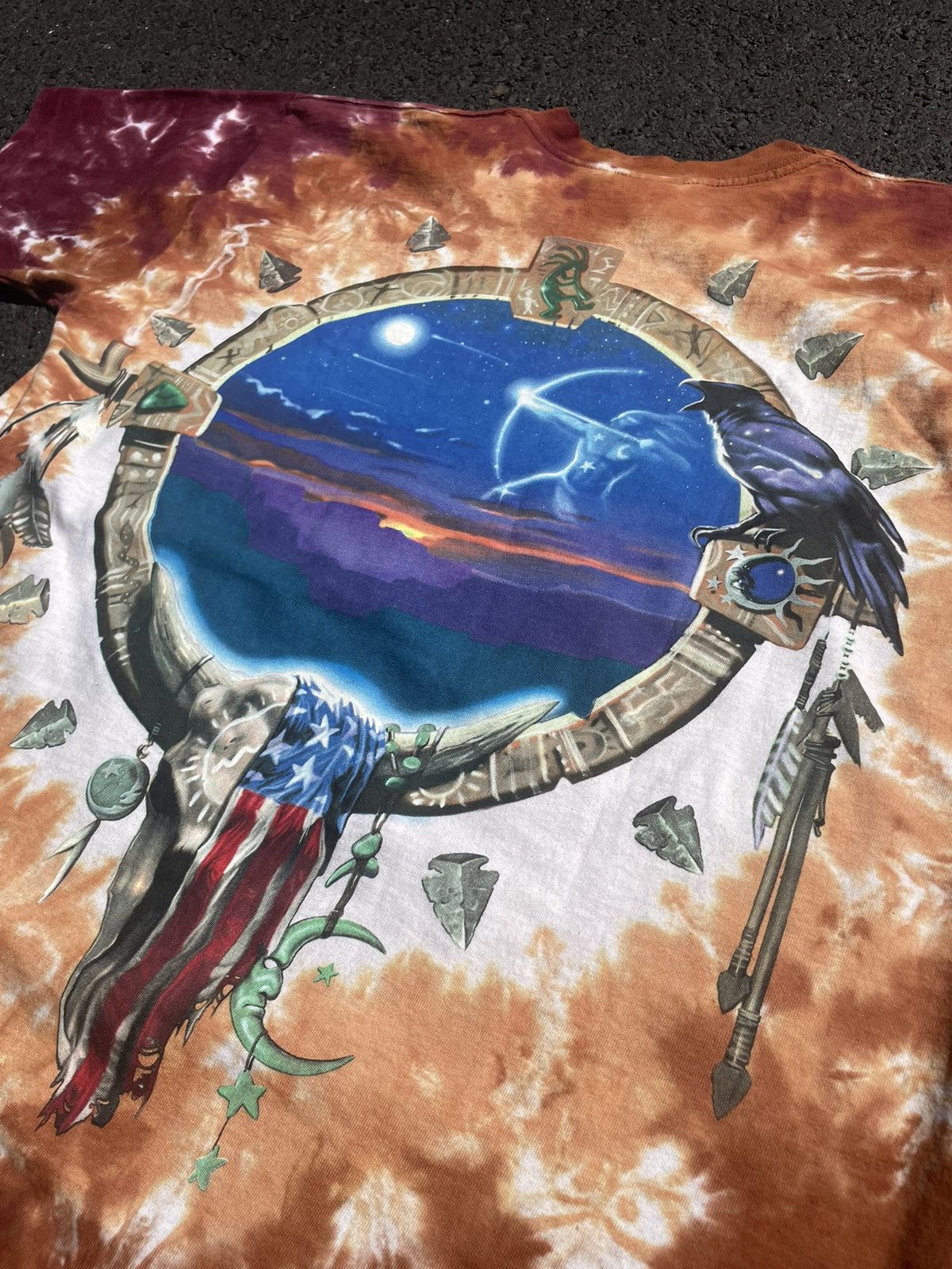 Liquid Blue Vintage Liquid Blue Canyon sunset Native American t Shirt Size US L / EU 52-54 / 3 - 8 Thumbnail