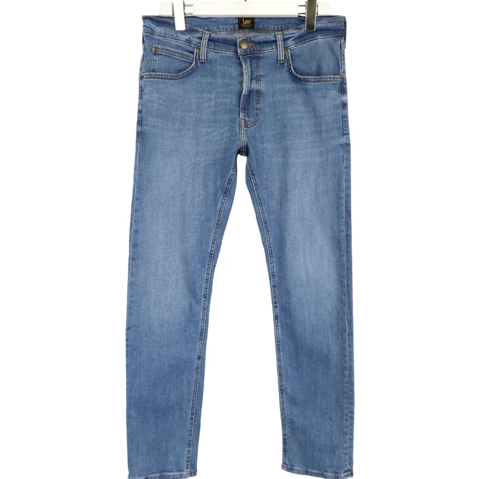 Lee LEE Luke Jeans Men’s W32/L30 Blue Denim Whiskers Faded Zip Fly Slim Classic Jeans Mens Size US 32 / EU 48 - 2 Thumbnail
