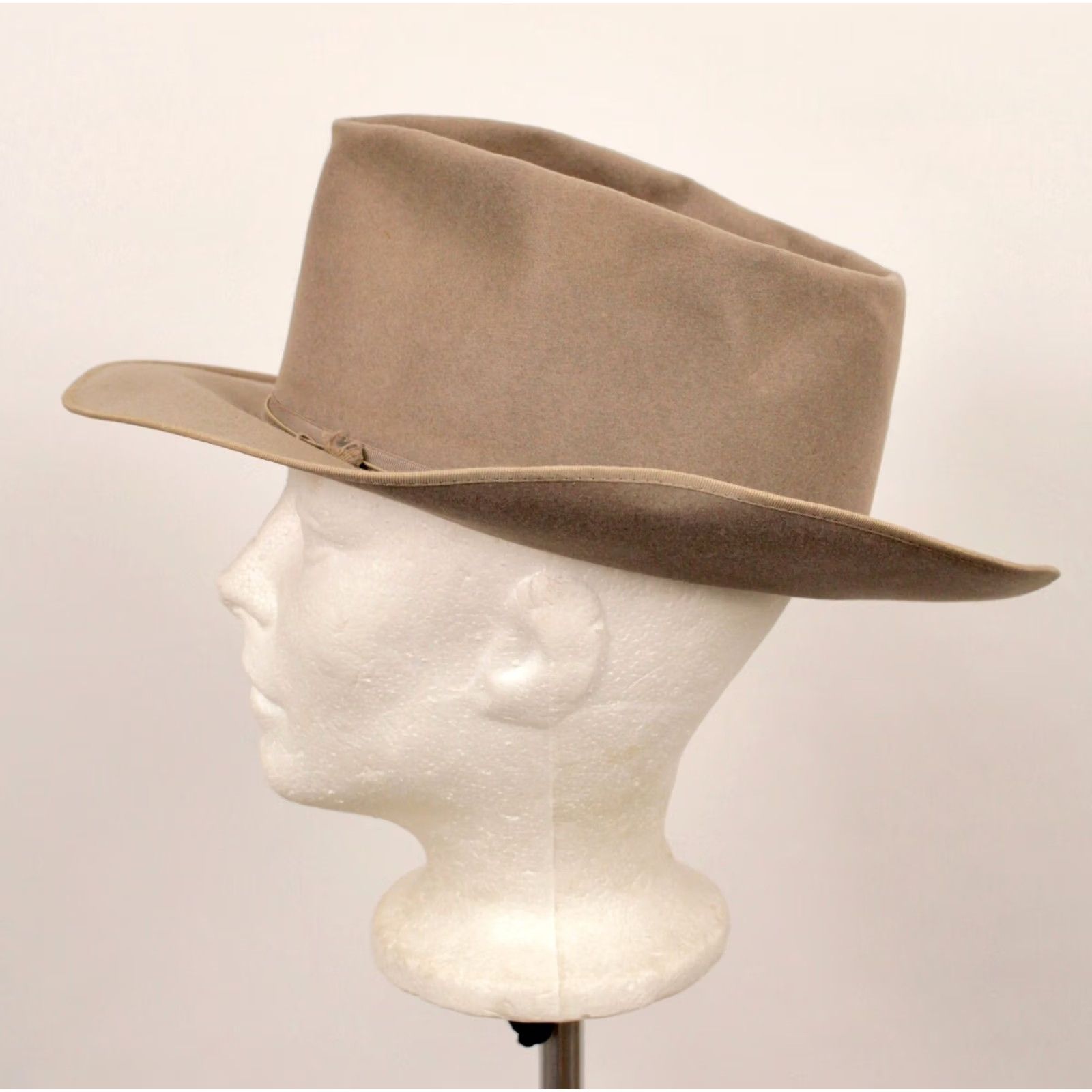Vintage VINTAGE Dobbs Fedora Hat Men's 7 50s Grey Size ONE SIZE - 3 Thumbnail