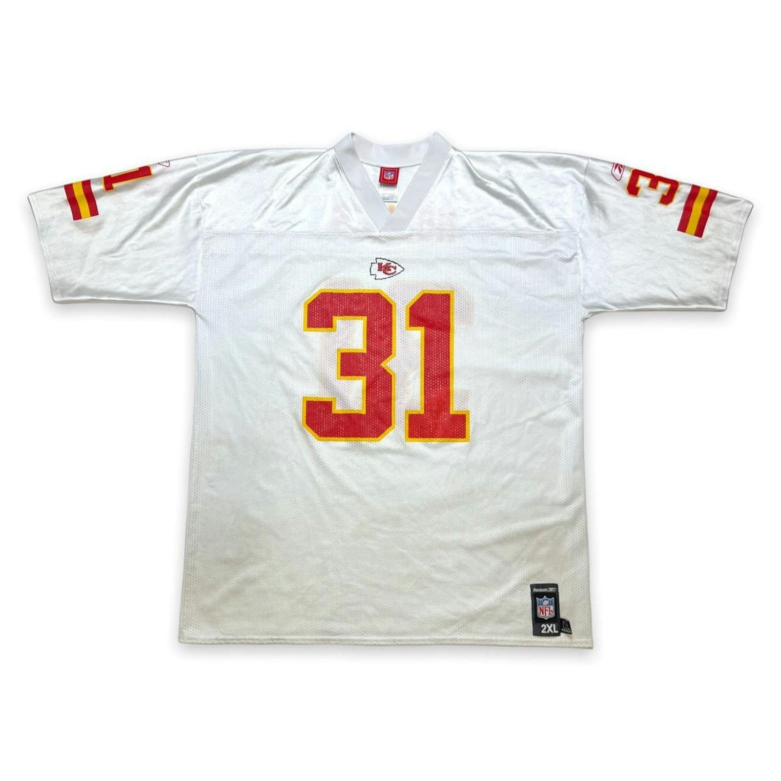 NFL × Reebok × Vintage Reebok Priest Holmes Kansas City Chiefs Jersey 2XL Football Size US XXL / EU 58 / 5 - 6 Thumbnail