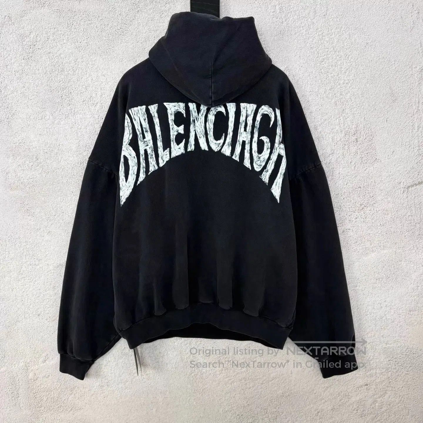 Balenciaga Black Paris Sunset Eiffel Tower Hoodie. Size US M / EU 48-50 / 2 - 2 Thumbnail