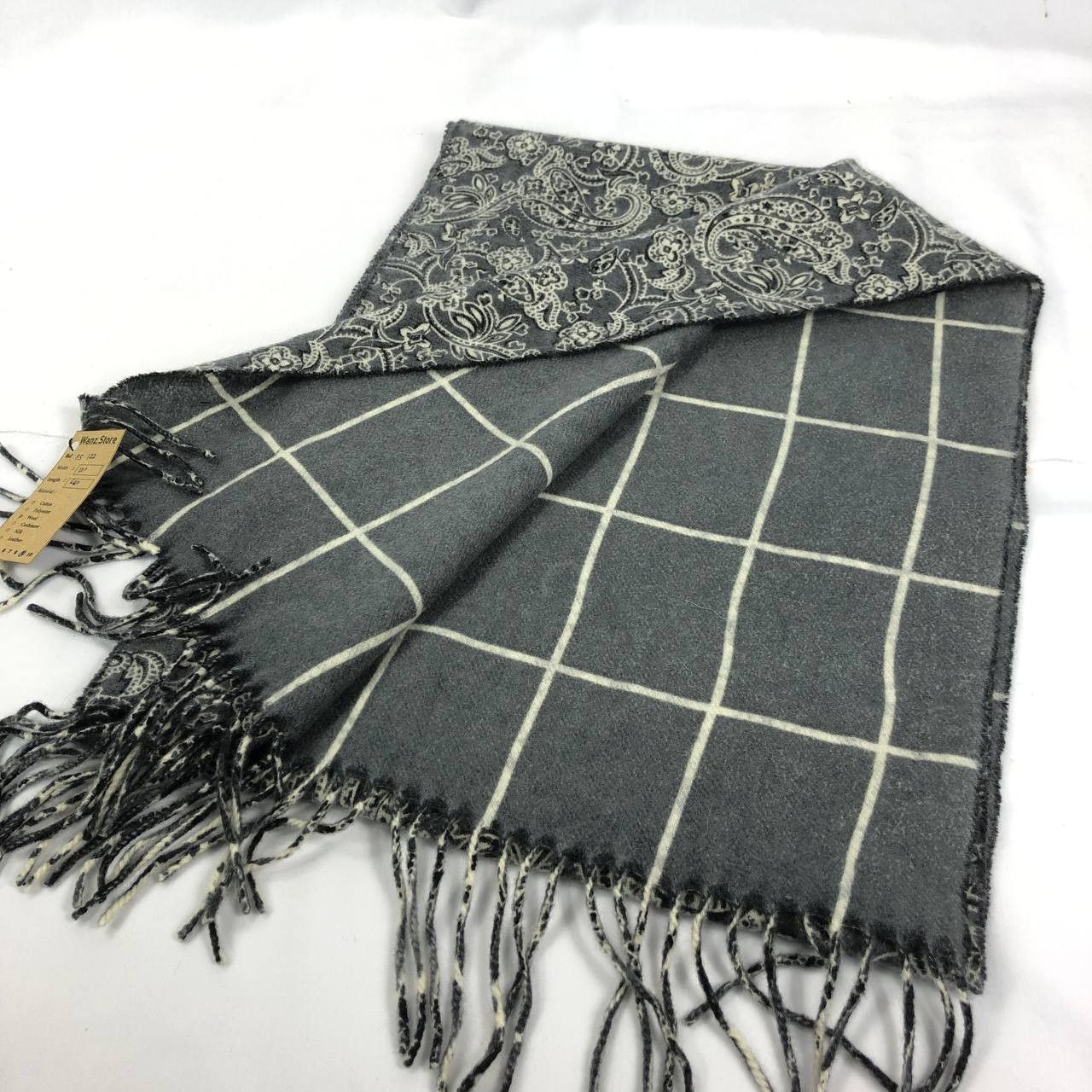 junhashimoto Junhashimoto Paisley Scarf / Muffler / Neckwear FS122 Size ONE SIZE - 3 Thumbnail