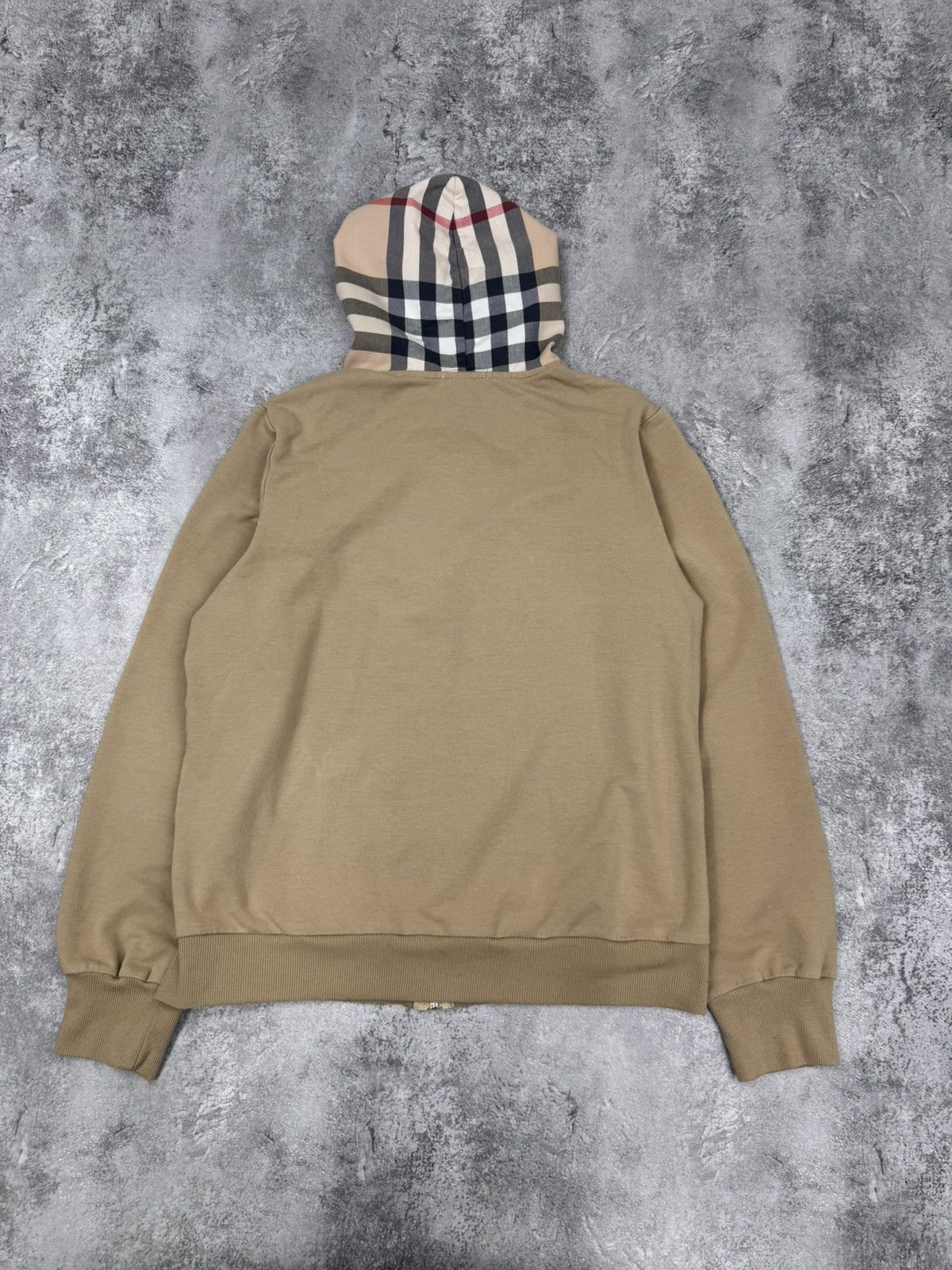 Burberry Burberry London Women Zip Hoodie Nova Check Beige Size M Size M / US 6-8 / IT 42-44 - 8 Thumbnail