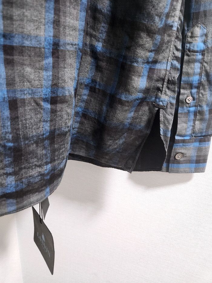 Lanvin Lanvin spray paint checked shirt Size M / US 6-8 / IT 42-44 - 3 Thumbnail