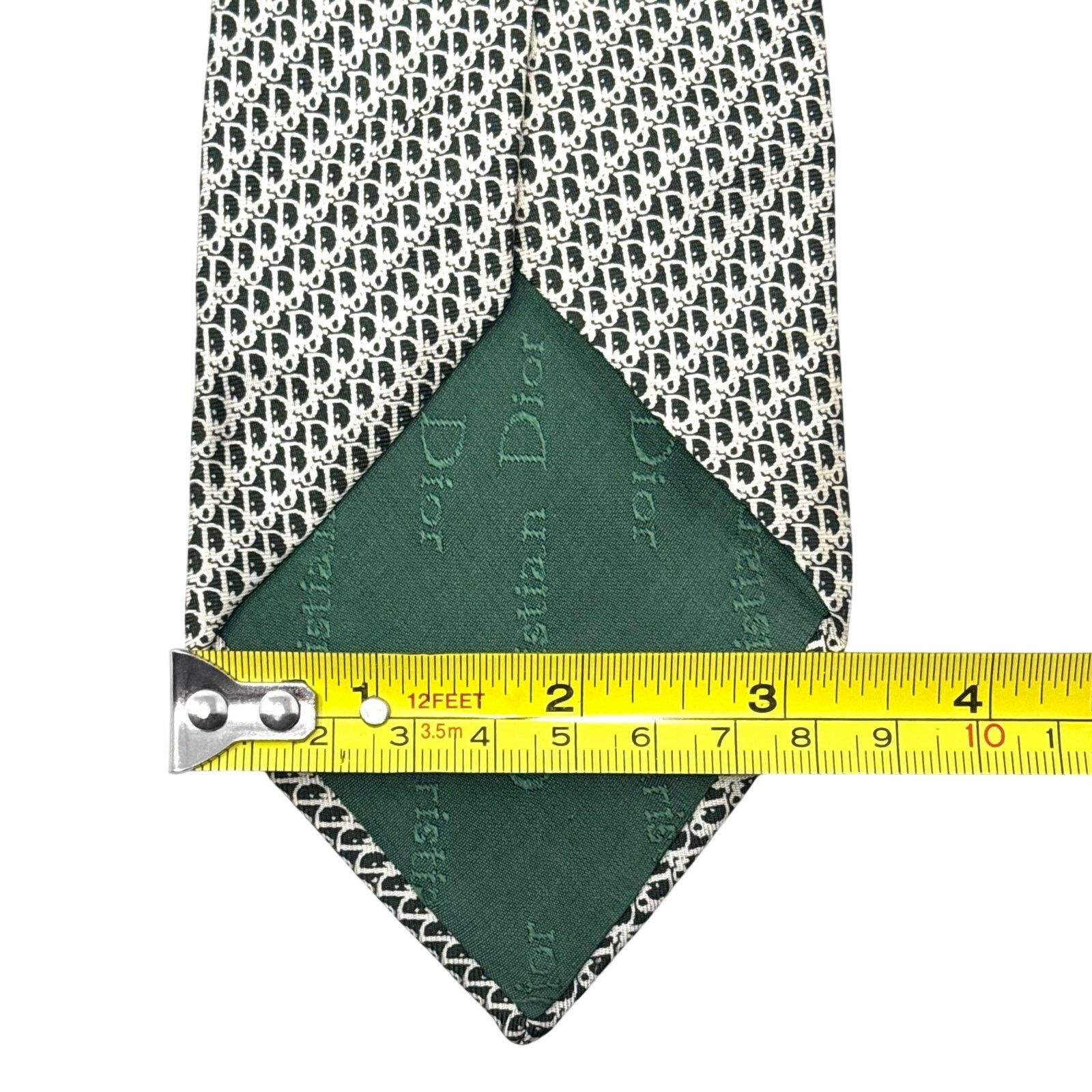 Christian Dior Monsieur Christian Dior Oblique Pattern Tie Size ONE SIZE - 9 Thumbnail