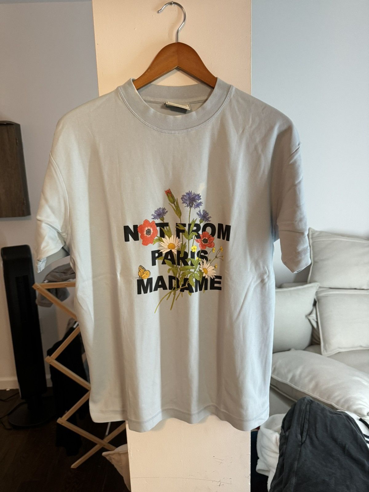 Drole De Monsieur DRÔLE DE MONSIEUR Blue Tee Size US S / EU 44-46 / 1 - 1 Thumbnail