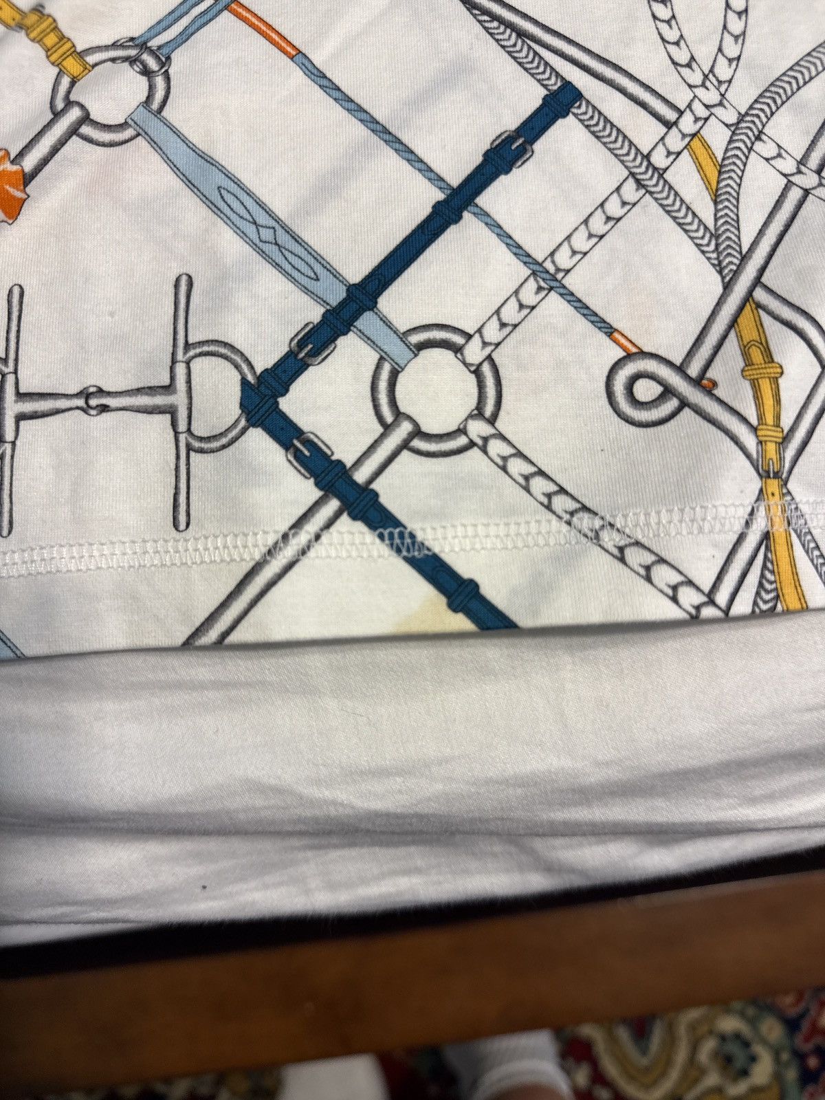 Hermes Hermès Paris H-cable V-neck T-shirt Size M / US 6-8 / IT 42-44 - 7 Thumbnail
