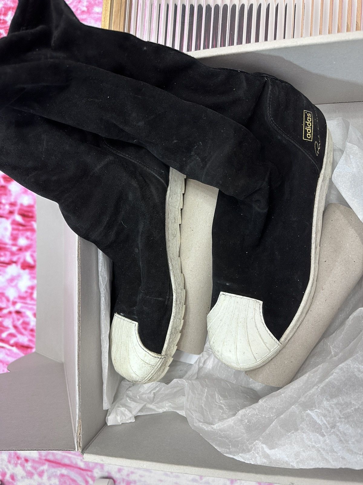 Rick Owens Rick Owens X adidas ripple socks Size US 11 / EU 44 - 4 Thumbnail