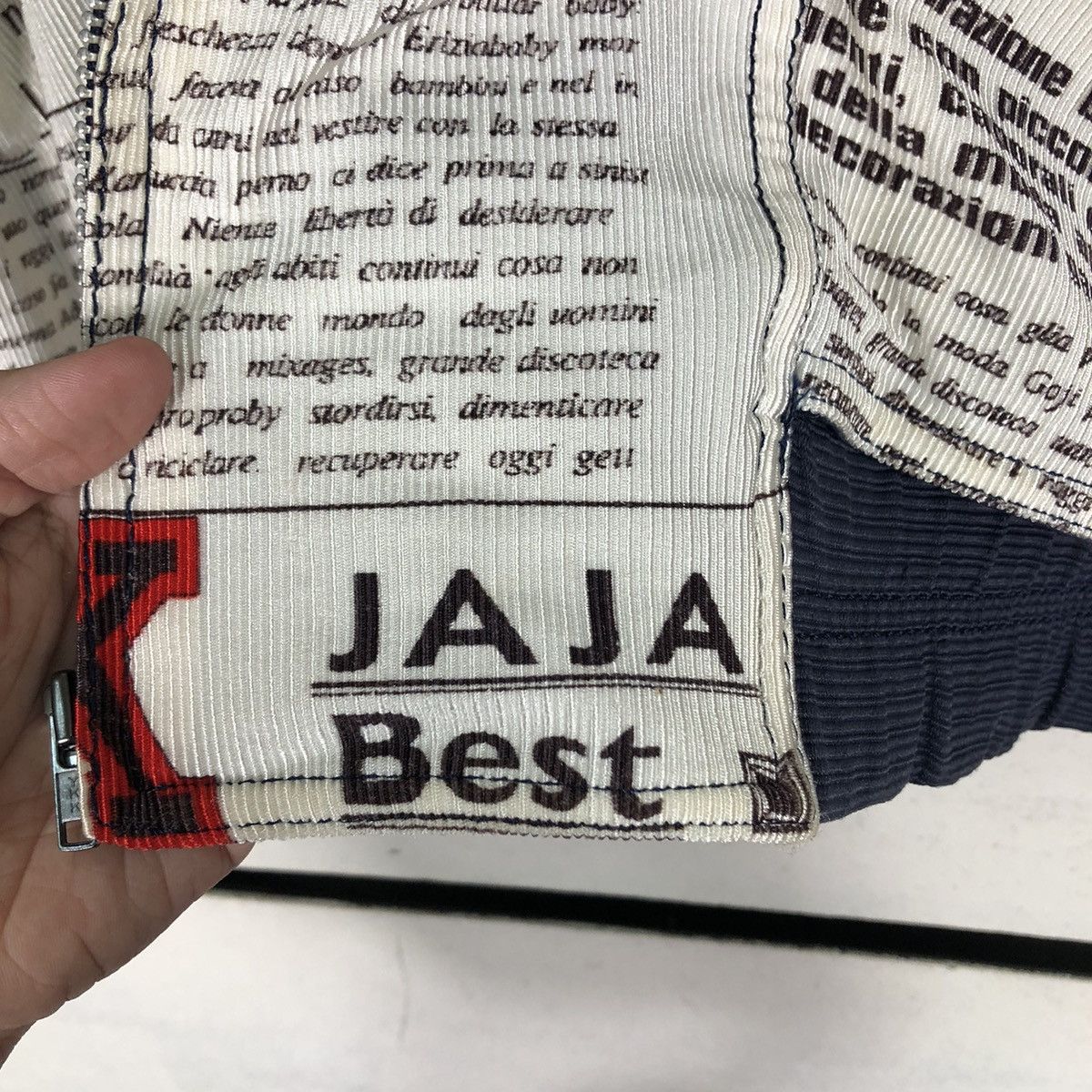 Japanese Brand 📌Vintage Newspaper Zipper Jacket Full Print Size US M / EU 48-50 / 2 - 22 Thumbnail
