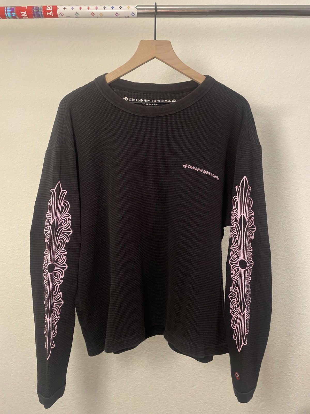 Tシャツ・カットソー Chrome Hearts Matty Boy Shoulder Logo Thermal L/S T Shirt Chrome Hearts Matty Boy Shoulder Logo Thermal L/S T Shirt