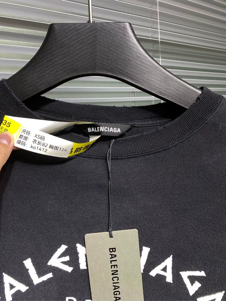 Balenciaga Balenciaga Marathon monogrammed logo short sleeves 2503-Nex Size US XS / EU 42 / 0 - 3 Thumbnail