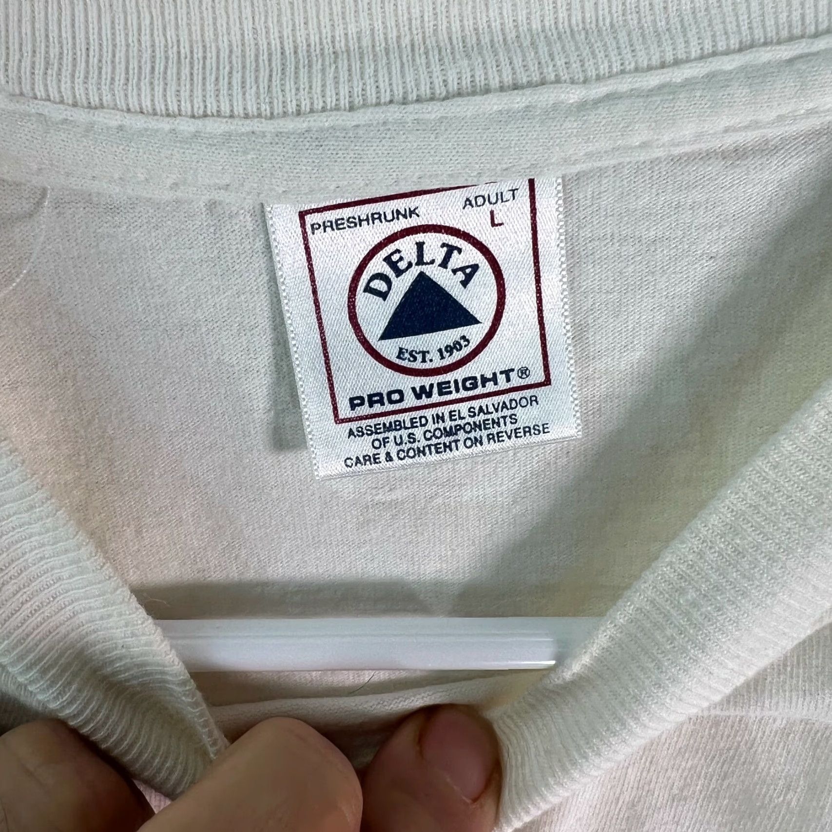 Delta Delta Mens Relief For The Common Cold Badger State Games Ivory T Shirt Size L Mens Size US L / EU 52-54 / 3 - 6 Thumbnail
