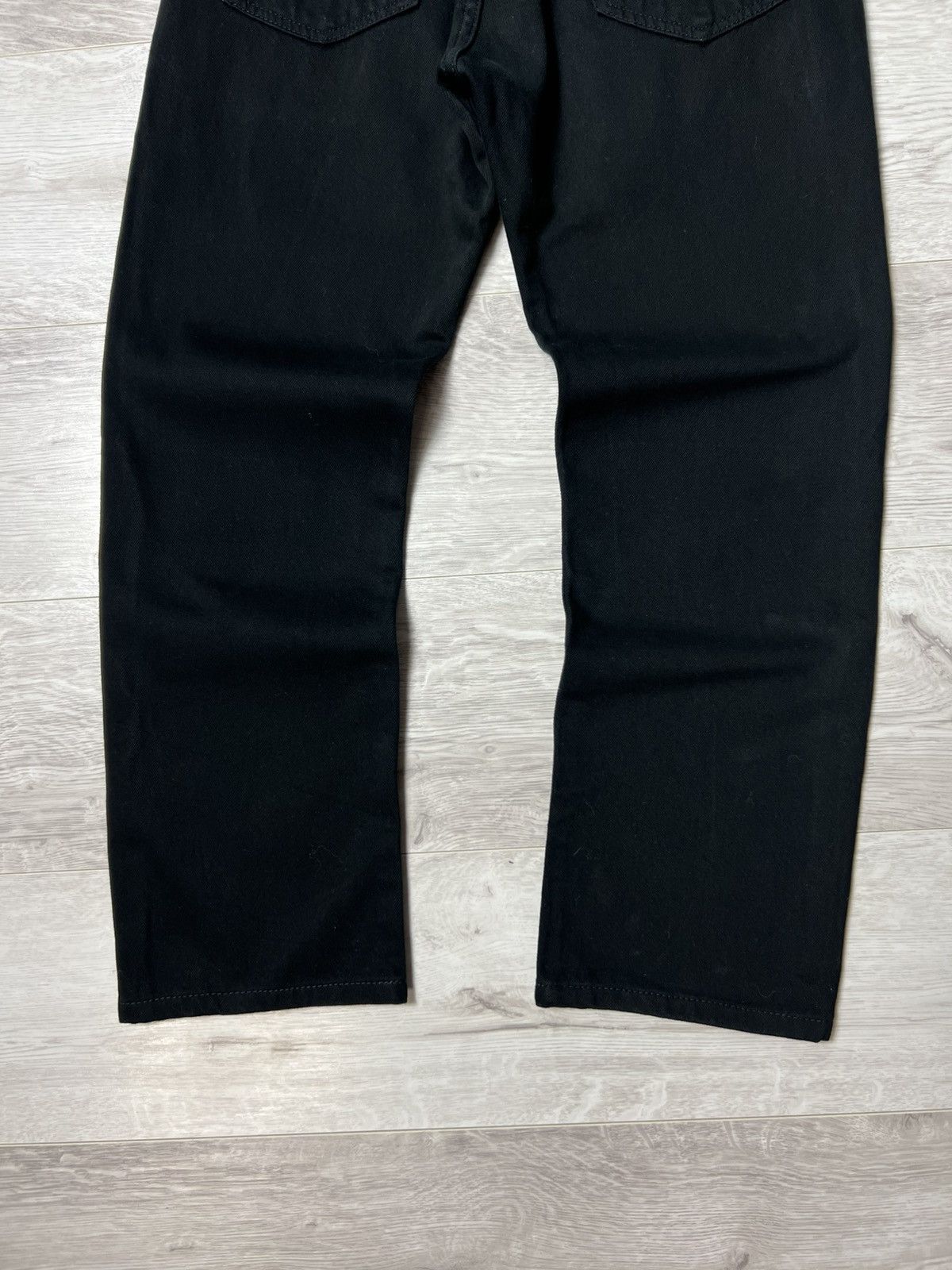 Levi's Levis Premium 501 Big E Black Denim Pants Men’s Jeans Size US 31 - 5 Thumbnail