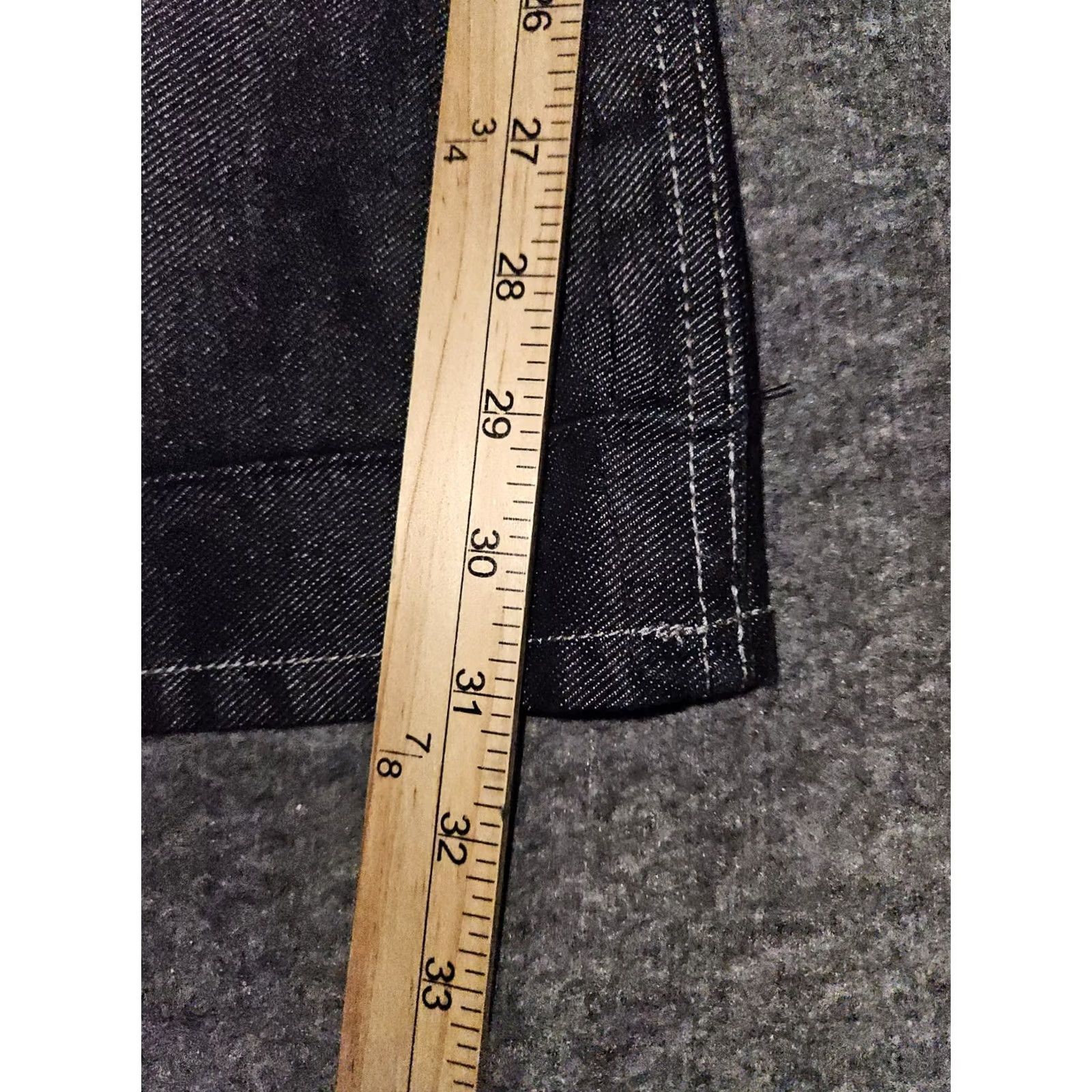Vintage McDonald's Women's Jeans 12 Regular Black Mid Rise Stretch Pants Size 34" / US 12 / IT 48 - 6 Thumbnail