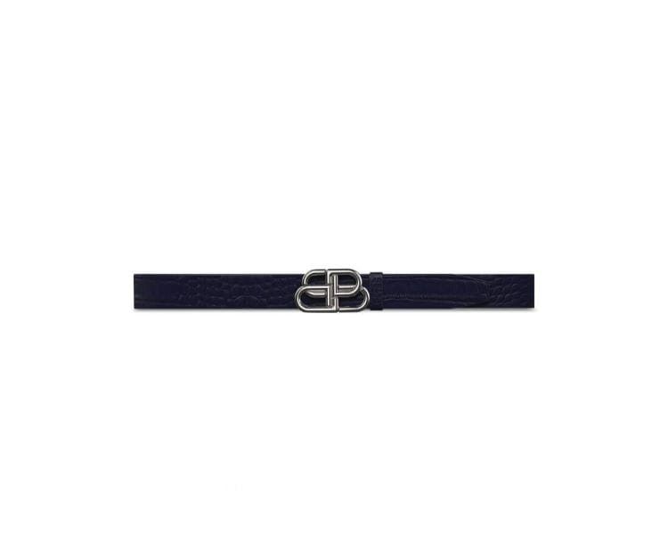 Balenciaga o1s1rm0823 Belt in Navy Blue Size 34 - 1 Preview