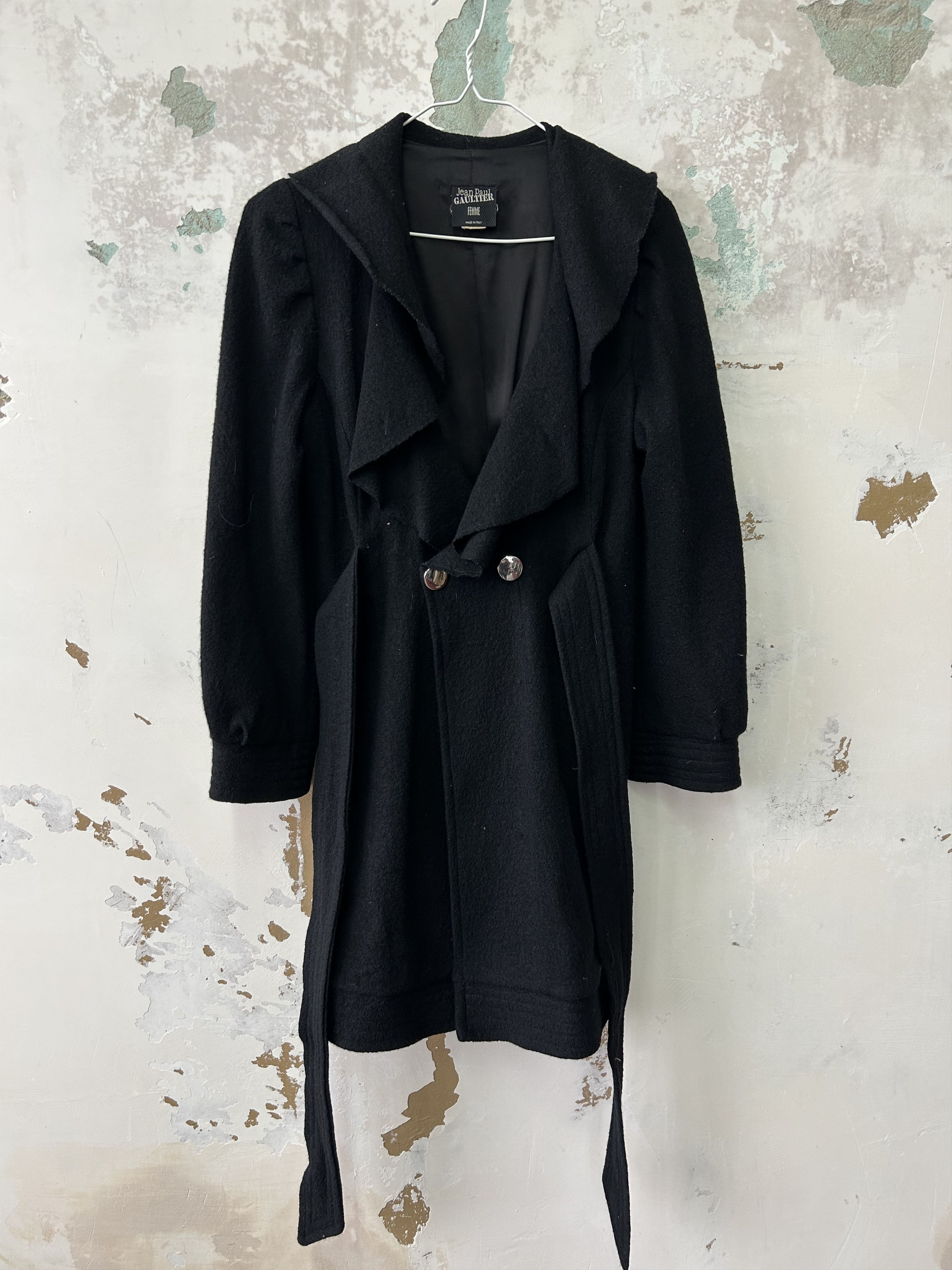 Jean Paul Gaultier Vintage Jean Paul Gaultier wool Women Coat Made In Italy Size M / US 6-8 / IT 42-44 - 1 Thumbnail