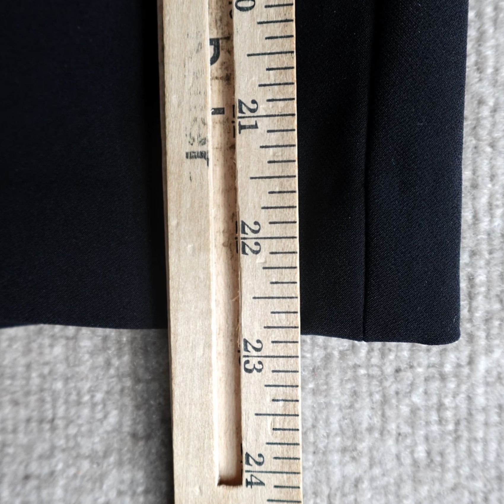Veronica Beard VERONICA BEARD Skirt Womens 10 Black Solid Pencil Pull On Midi Size 32" / US 10 / IT 46 - 3 Thumbnail