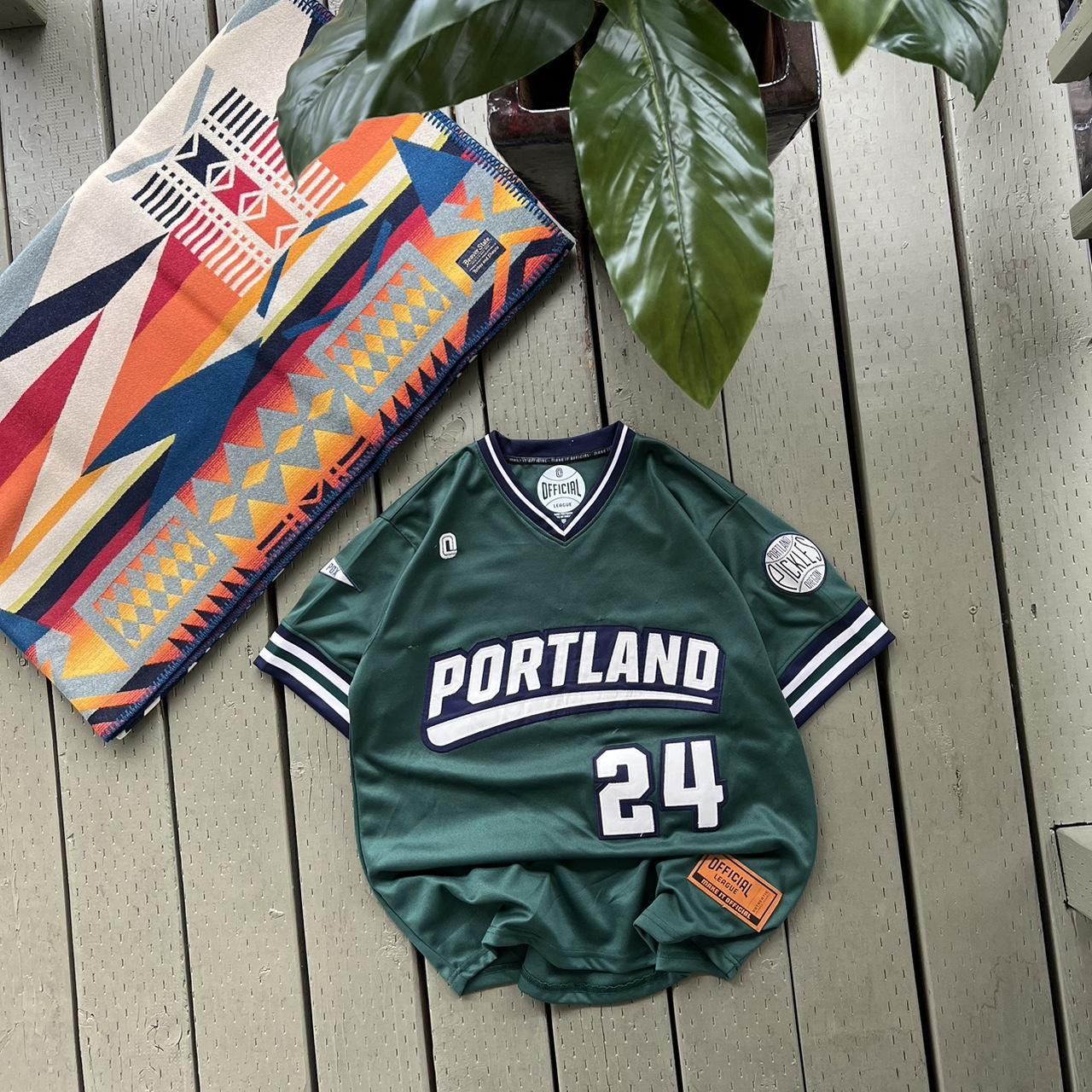 Vintage Authentic Portland Pickles Jersey Small Size US S / EU 44-46 / 1 - 1 Thumbnail