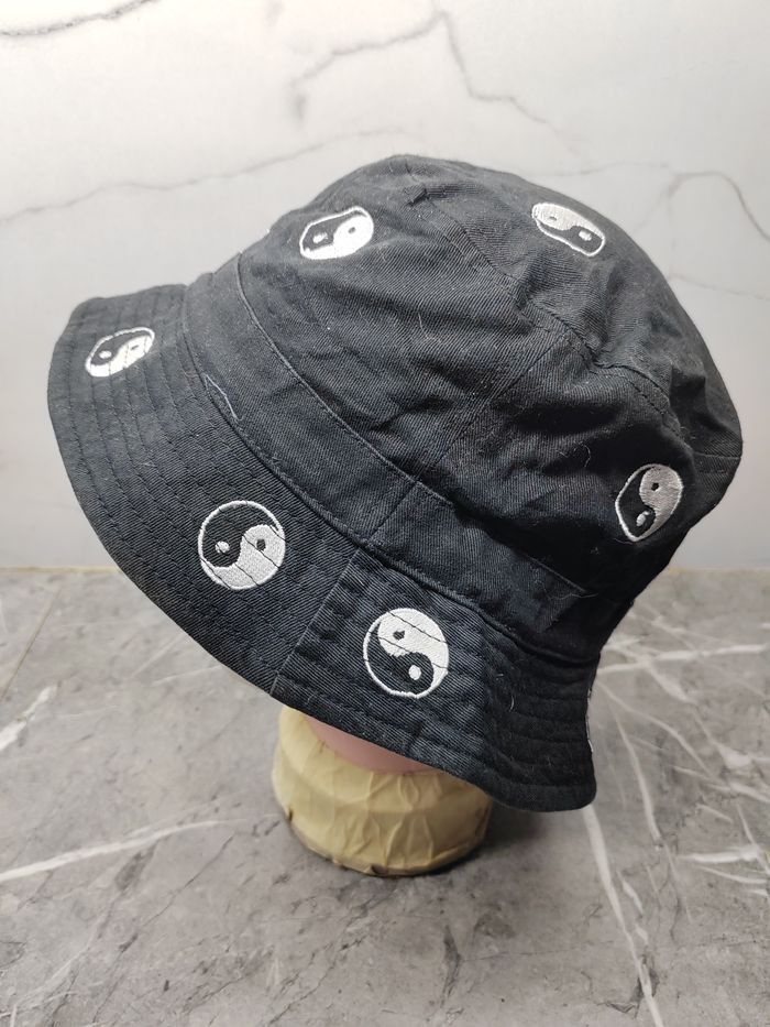 Japanese Brand Vintage Yin Yang Bucket Hat Size ONE SIZE - 4 Thumbnail