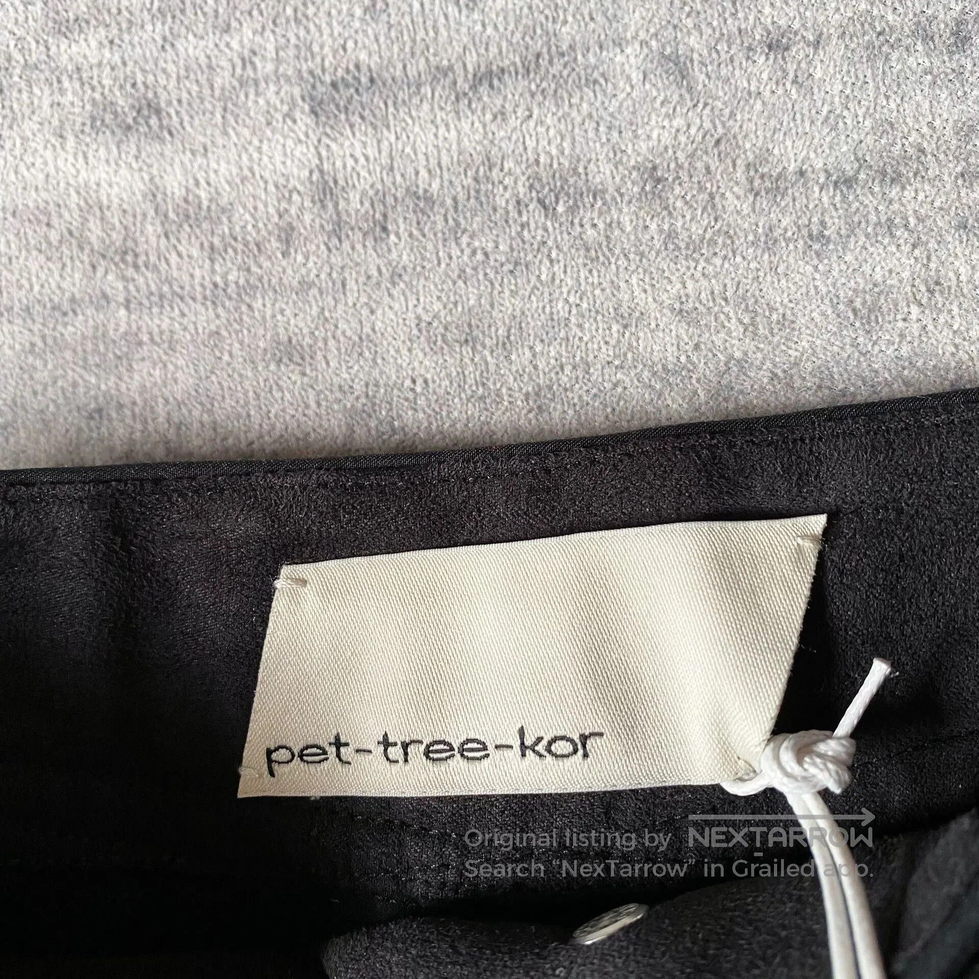 Other Black Wide-Leg Trousers with Unique Design. Size 41" - 5 Thumbnail