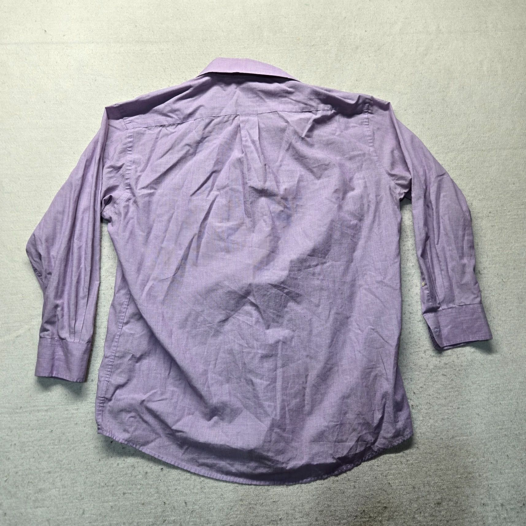 Vintage US Polo Assn. Shirt Mens XL Button-Up Long Sleeve Purple Solid Cotton 17 17.5 Casual Formal Size US XL / EU 56 / 4 - 7 Thumbnail