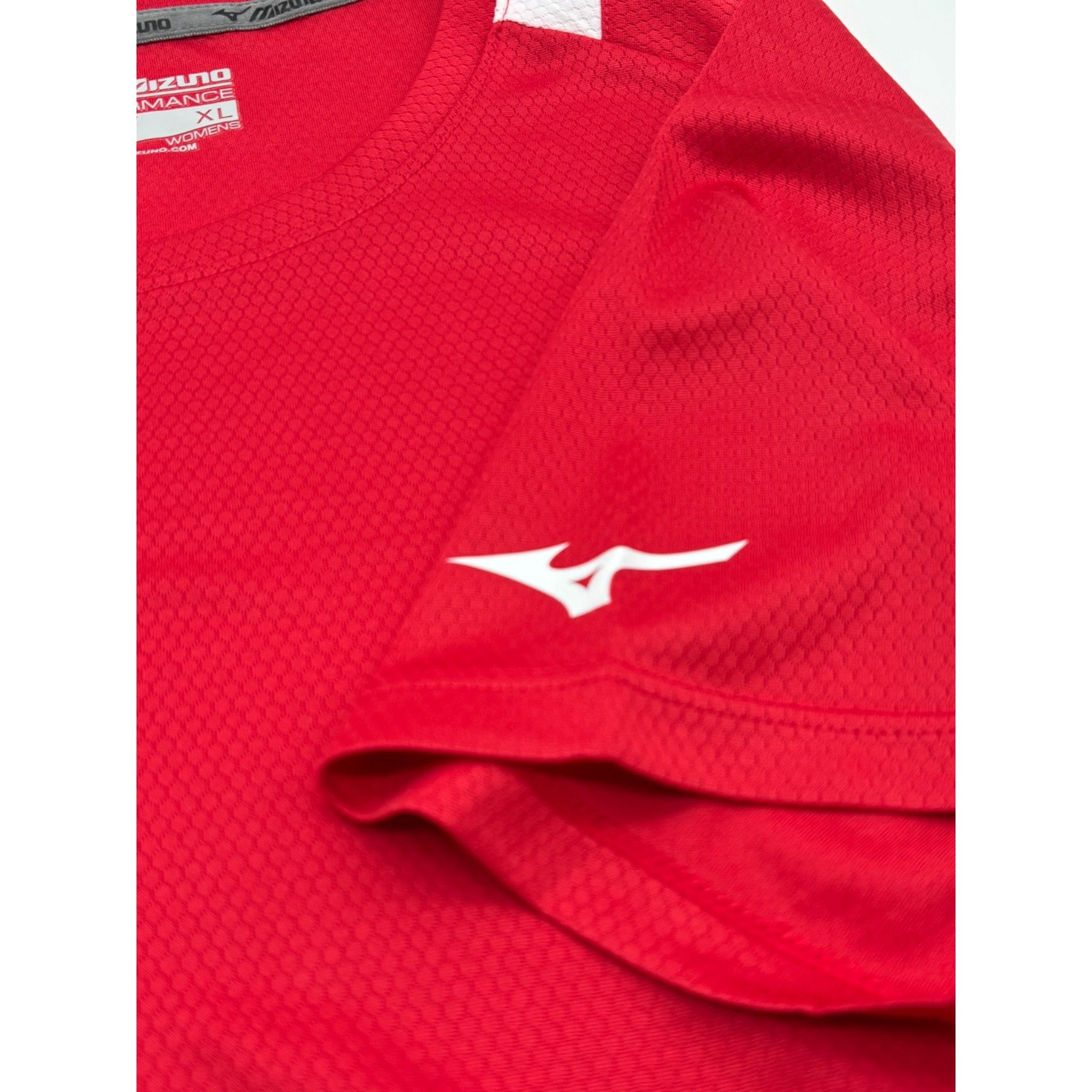 Mizuno Mizuno Women’s Softball Crew Neck Jersey, Red/White, XL Size XL / US 12-14 / IT 48-50 - 6 Thumbnail