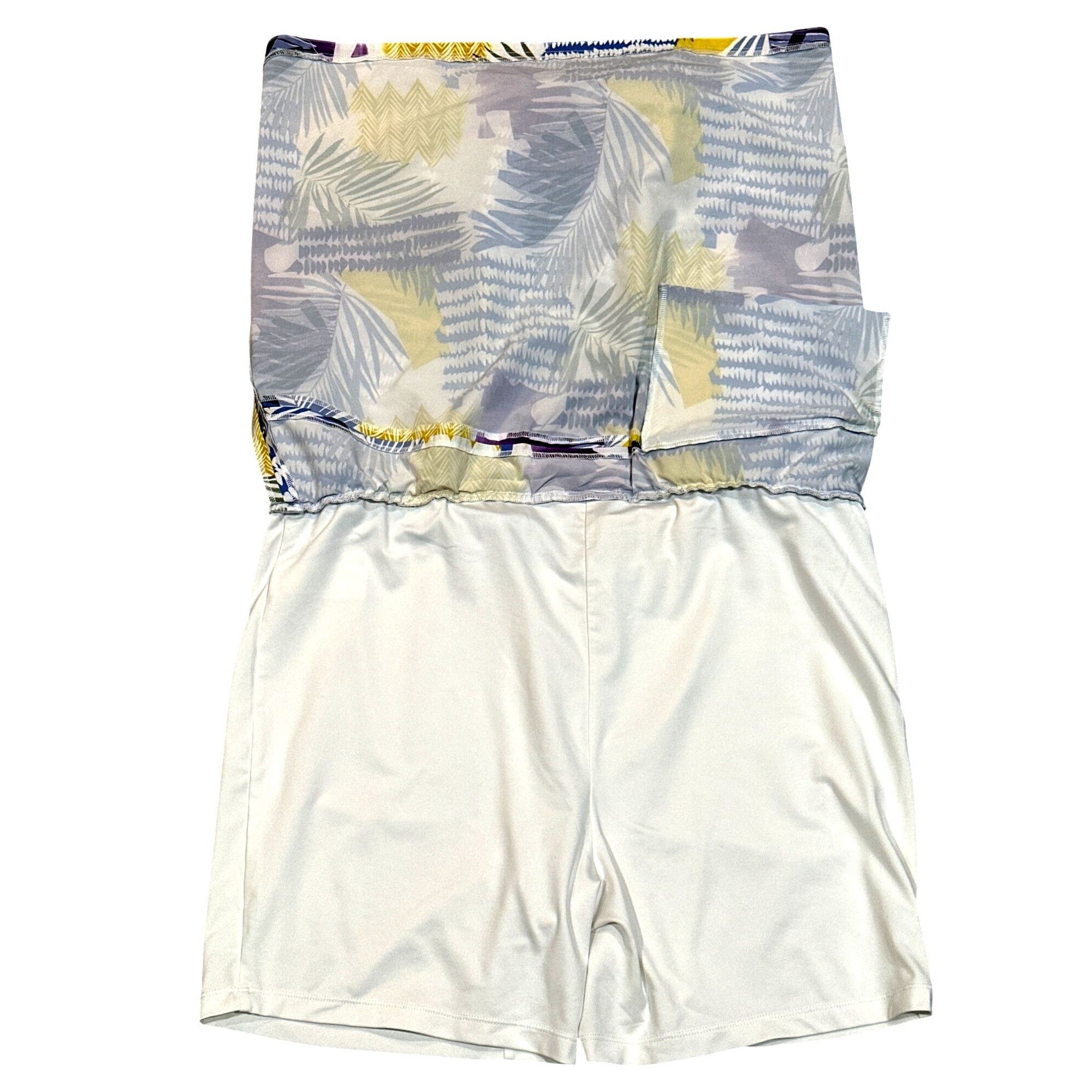 Chicos Chicos Tropical Print Coastal Lightweight Skort Built In Sho Size 38" / US 16 / IT 52 - 4 Thumbnail