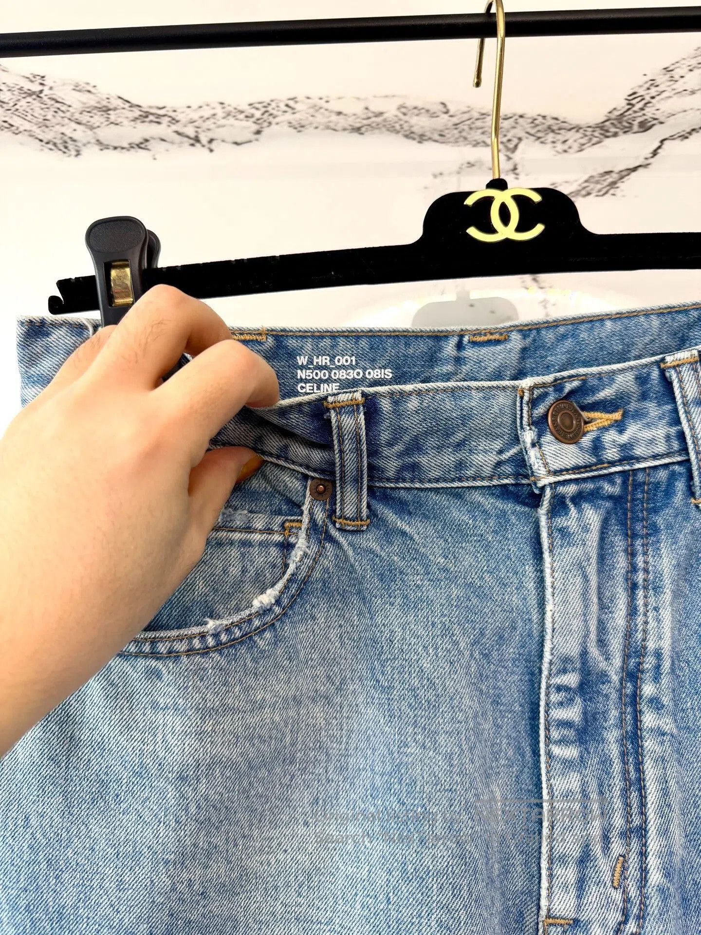 Celine celine blue washed denim jeans. Size 30" / US 8 / IT 44 - 2 Thumbnail