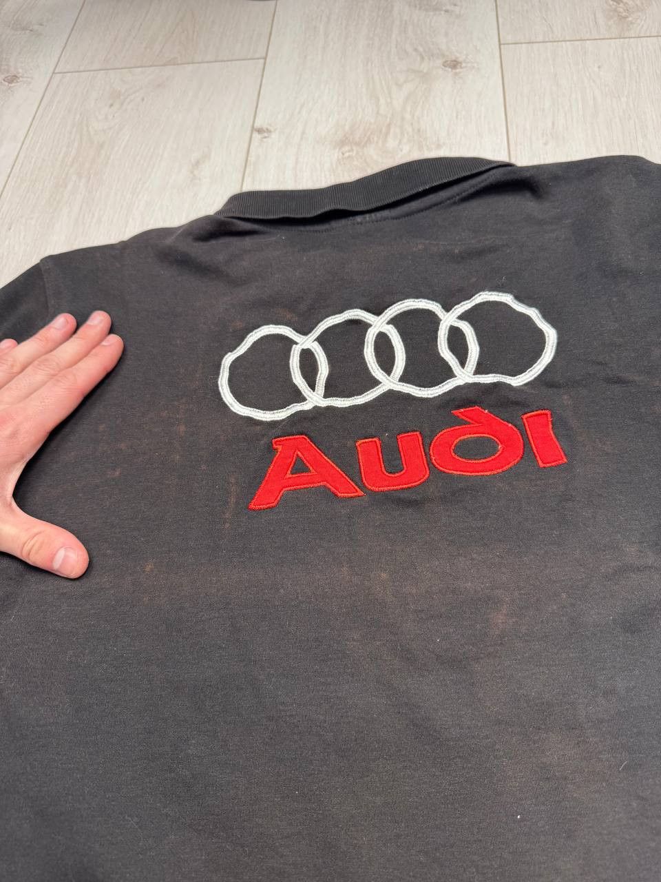 Audi Vintage Audi Big Logo Polo Faded Racing F1 Size US M / EU 48-50 / 2 - 14 Thumbnail