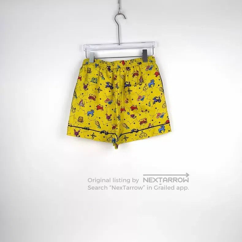 Dior Dior Yellow constellation pattern mulberry silk shorts Size 42" / US 20 - 4 Thumbnail