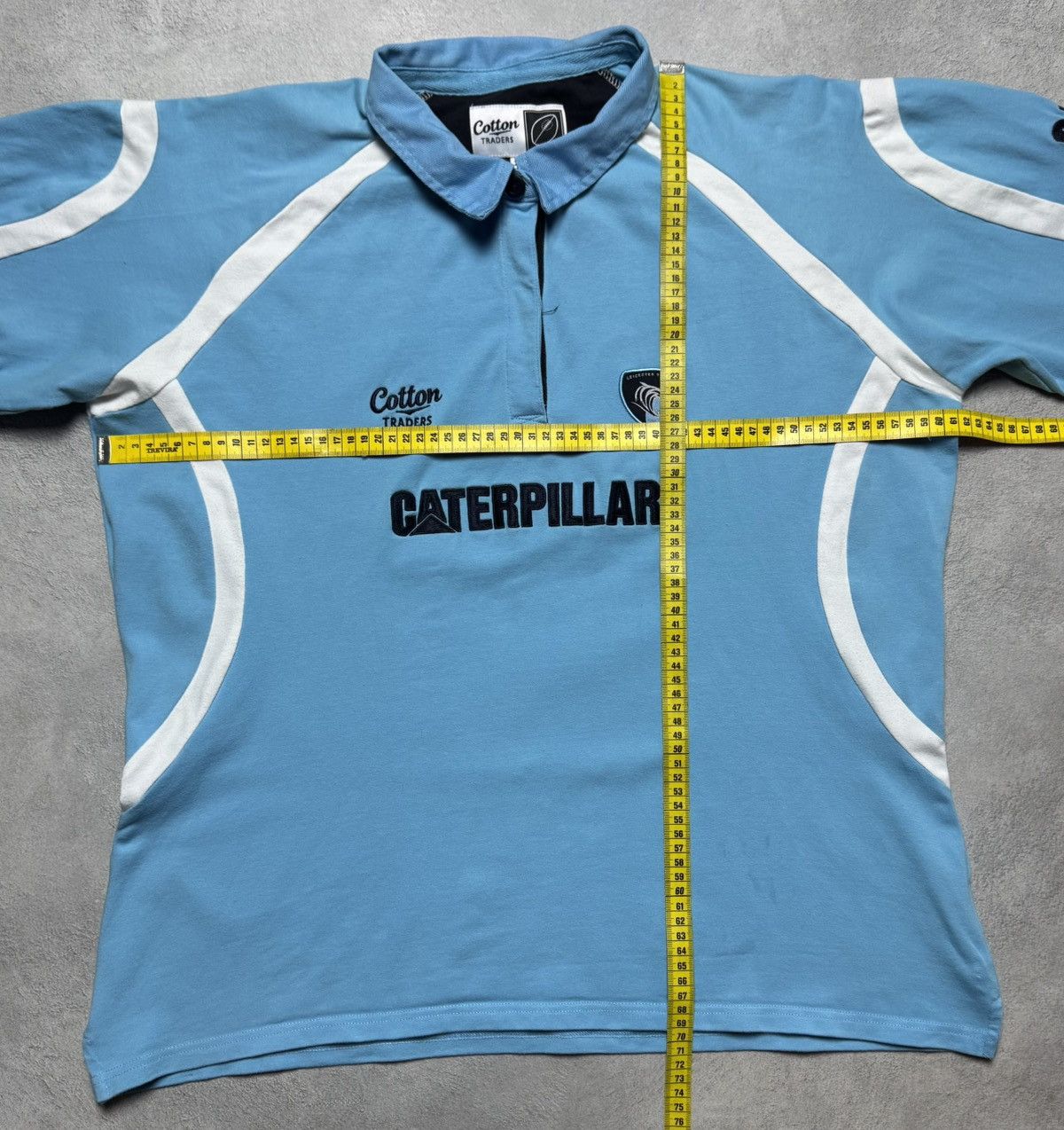 Cotton Traders Leicester Tigers Rugby Shirt Long Sleeve Cotton Traders Size US L / EU 52-54 / 3 - 14 Thumbnail