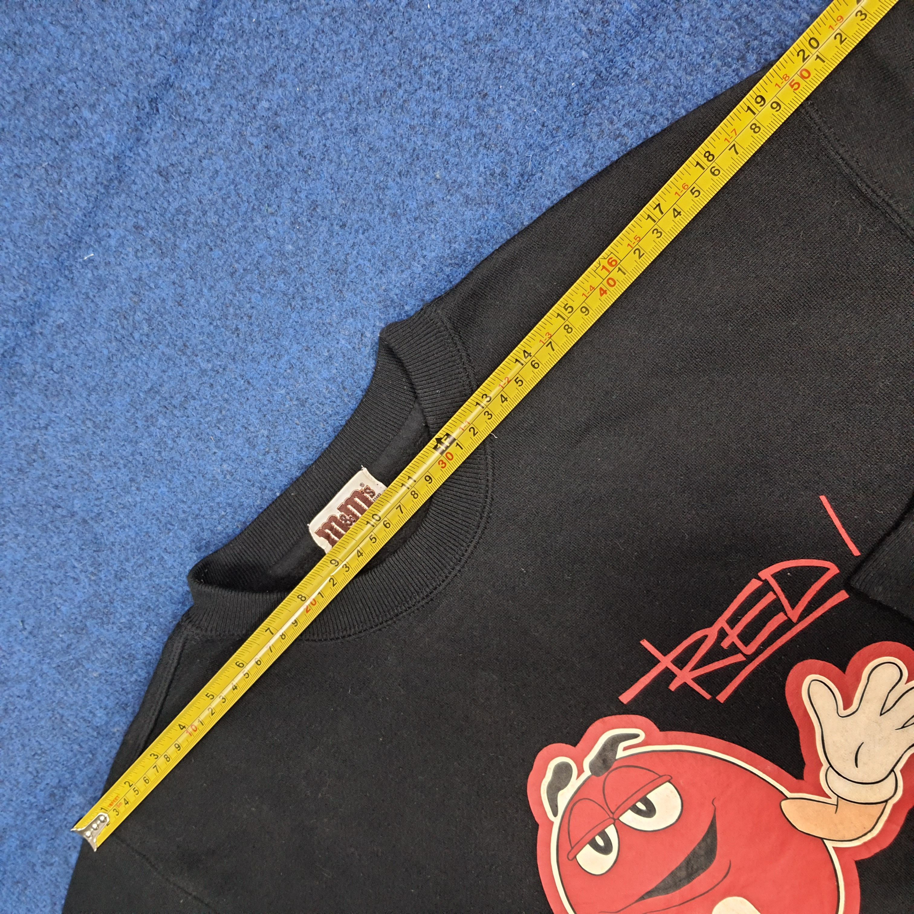 Vintage Vintage 90s M&M's Red Character Sweatshirt C282N7 Size US M / EU 48-50 / 2 - 9 Thumbnail