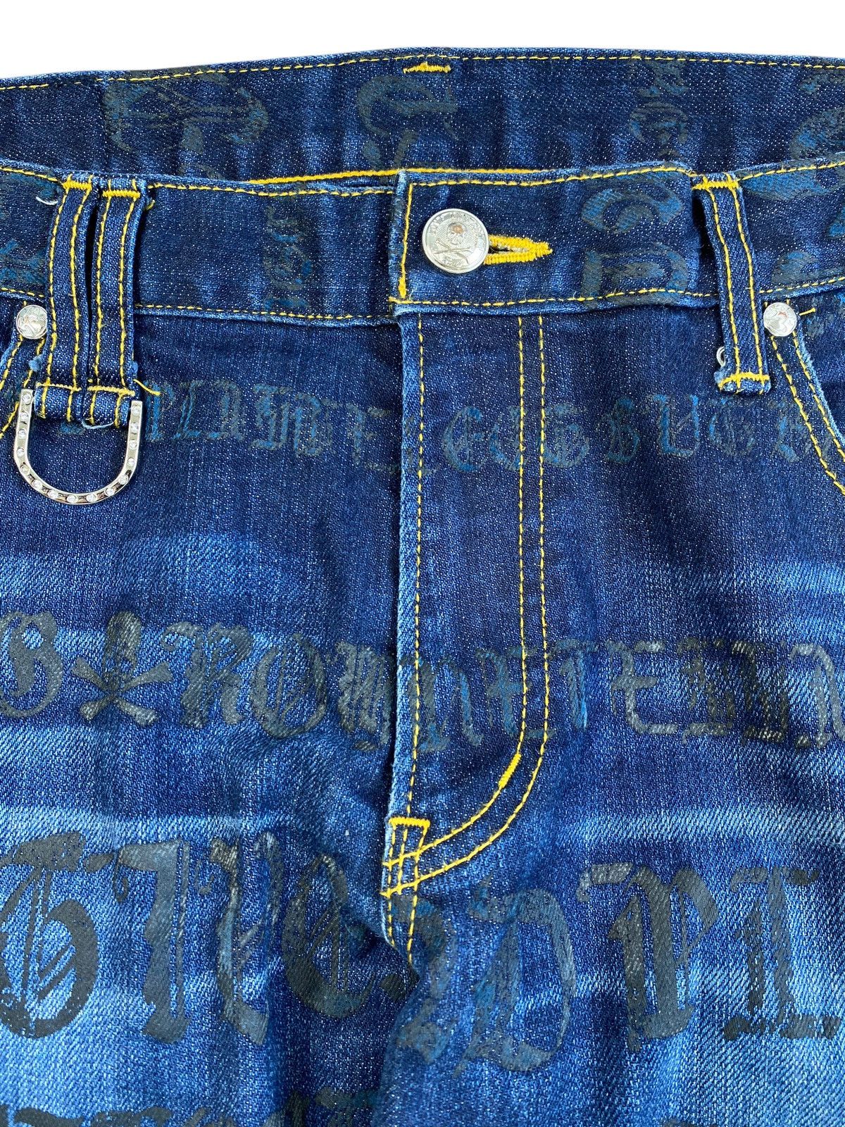 Japanese Brand Roen for men Script Regular Fit Denim Size US 32 / EU 48 - 6 Thumbnail